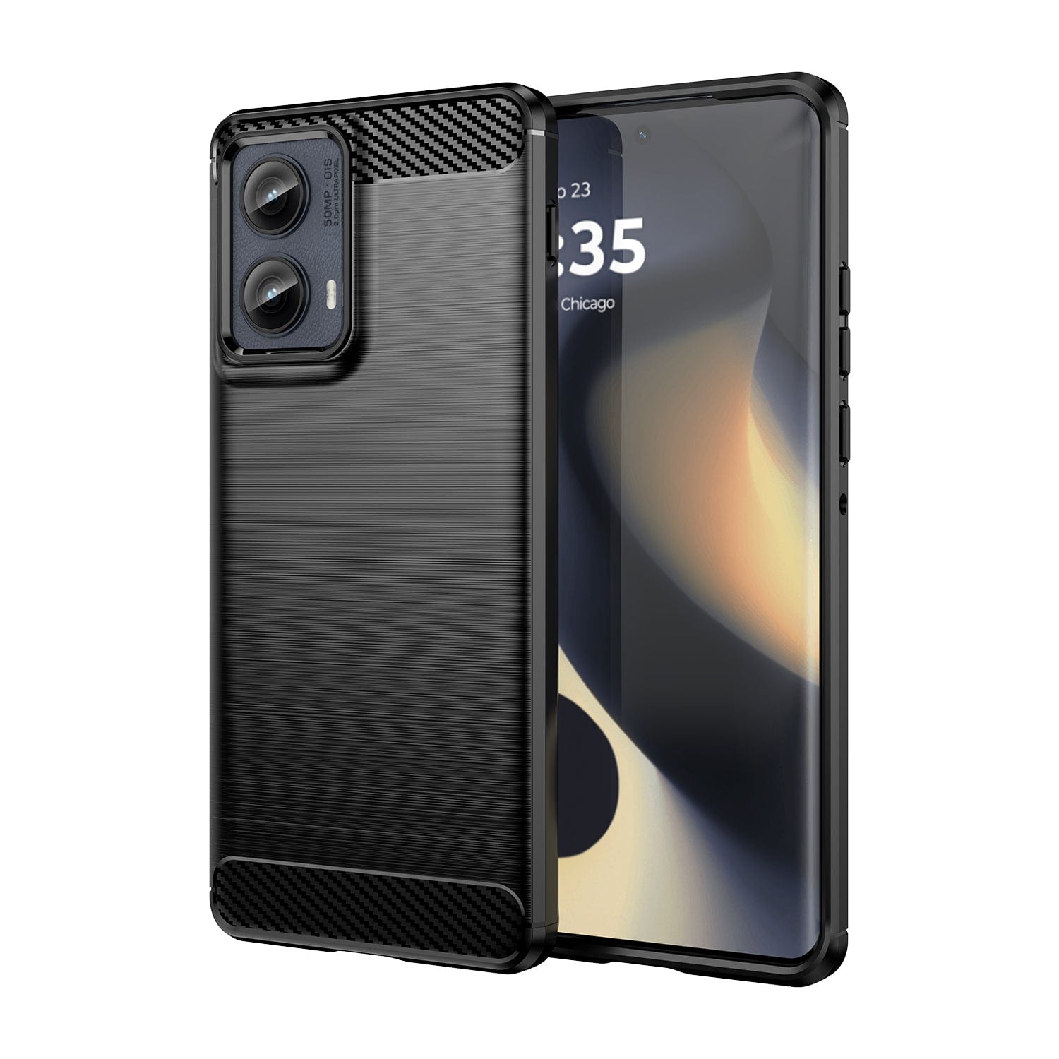 Venture Series Black Anti-Slip Case - Motorola Edge (2024)