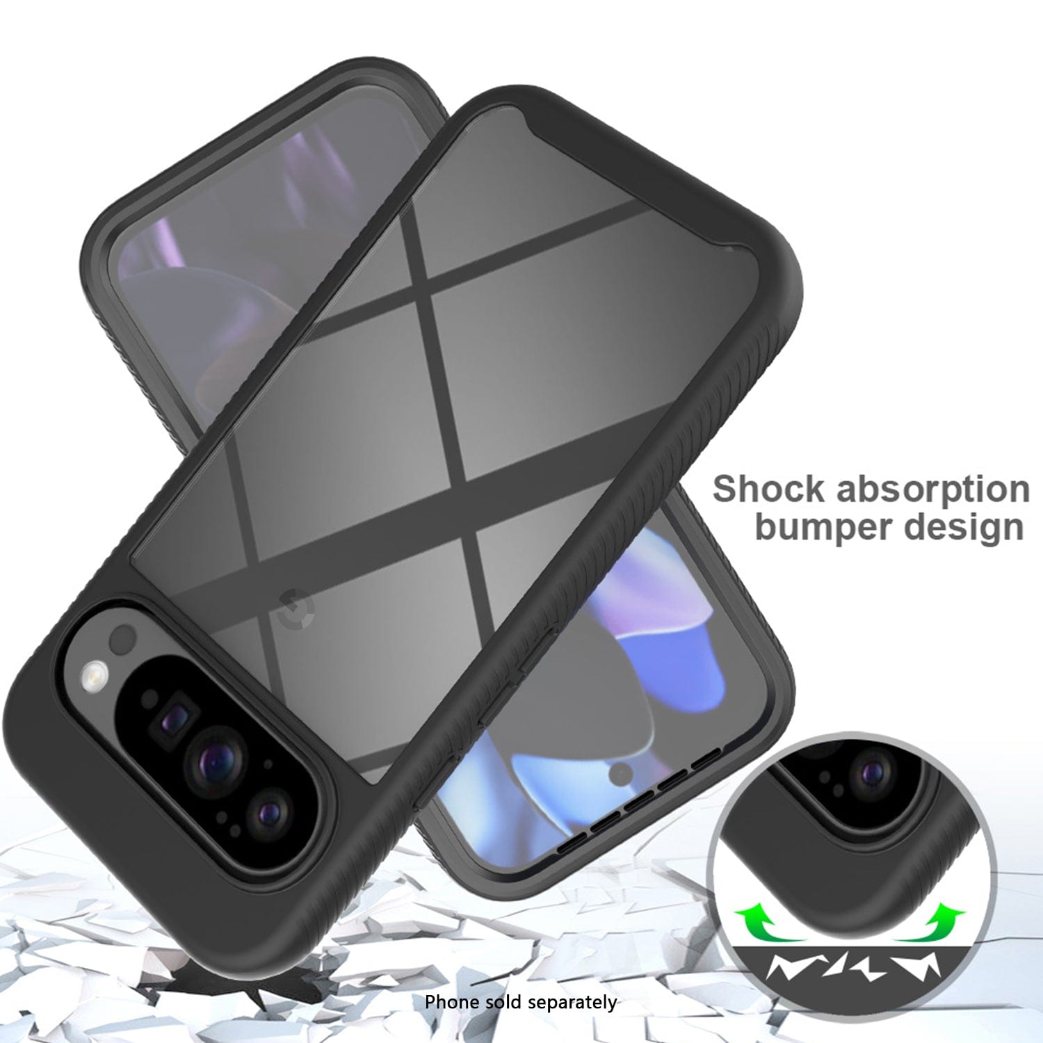 Google Pixel 10 Pro XL Case – Grip with Screen Protector | Raider Series