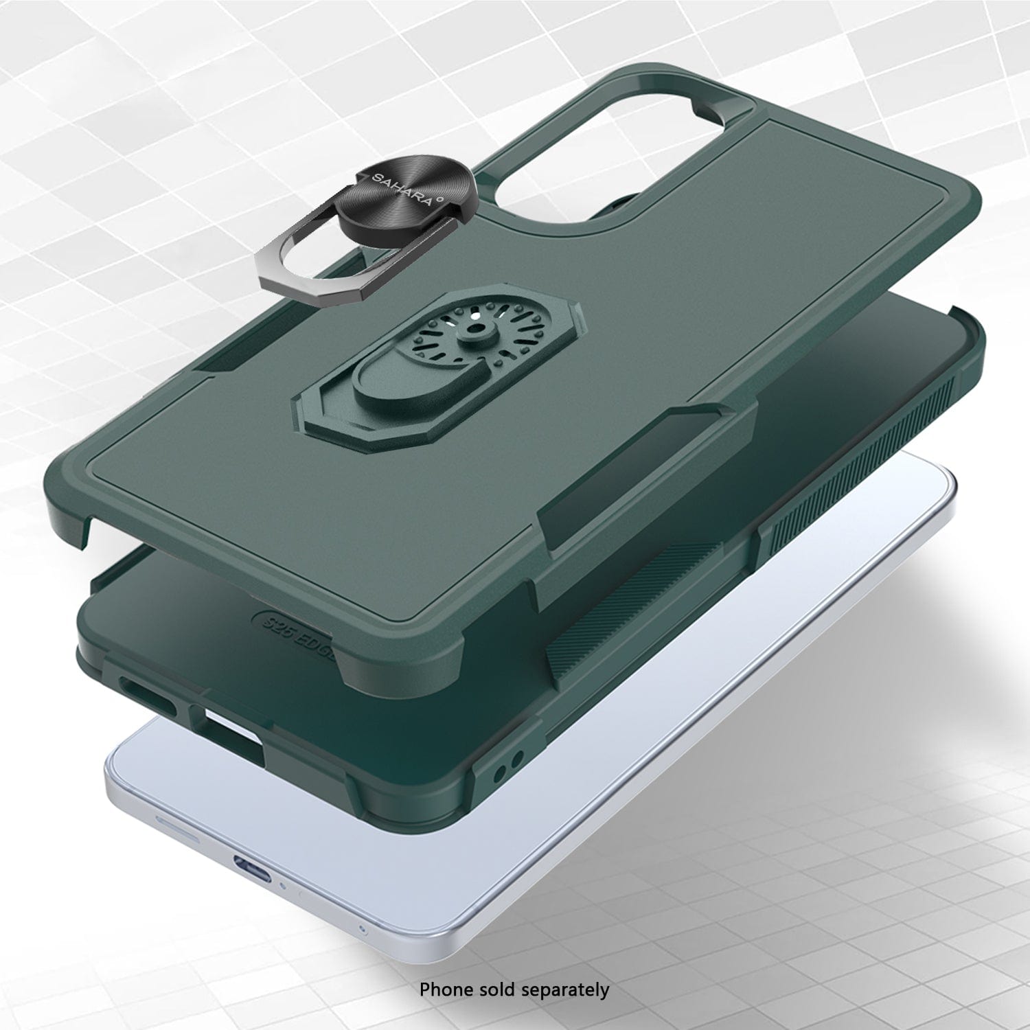 Samsung Galaxy S25 Edge Case – Heavy-Duty Kickstand | Raider Series