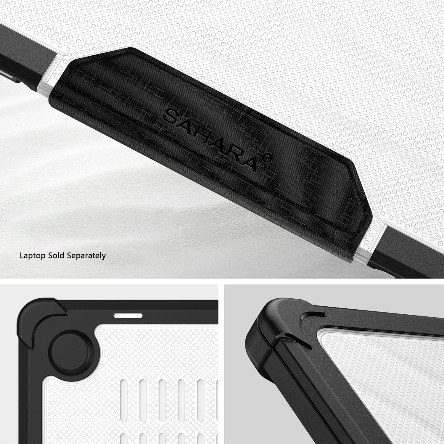 MacBook Air 13.6" (2024) with Adjustable Stand Case – Heavy-Duty | Raider Series