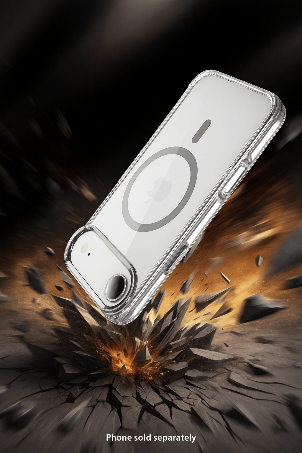 Venture Series Kickstand Case Compatible with Magsafe for Apple iPhone Air - Clear