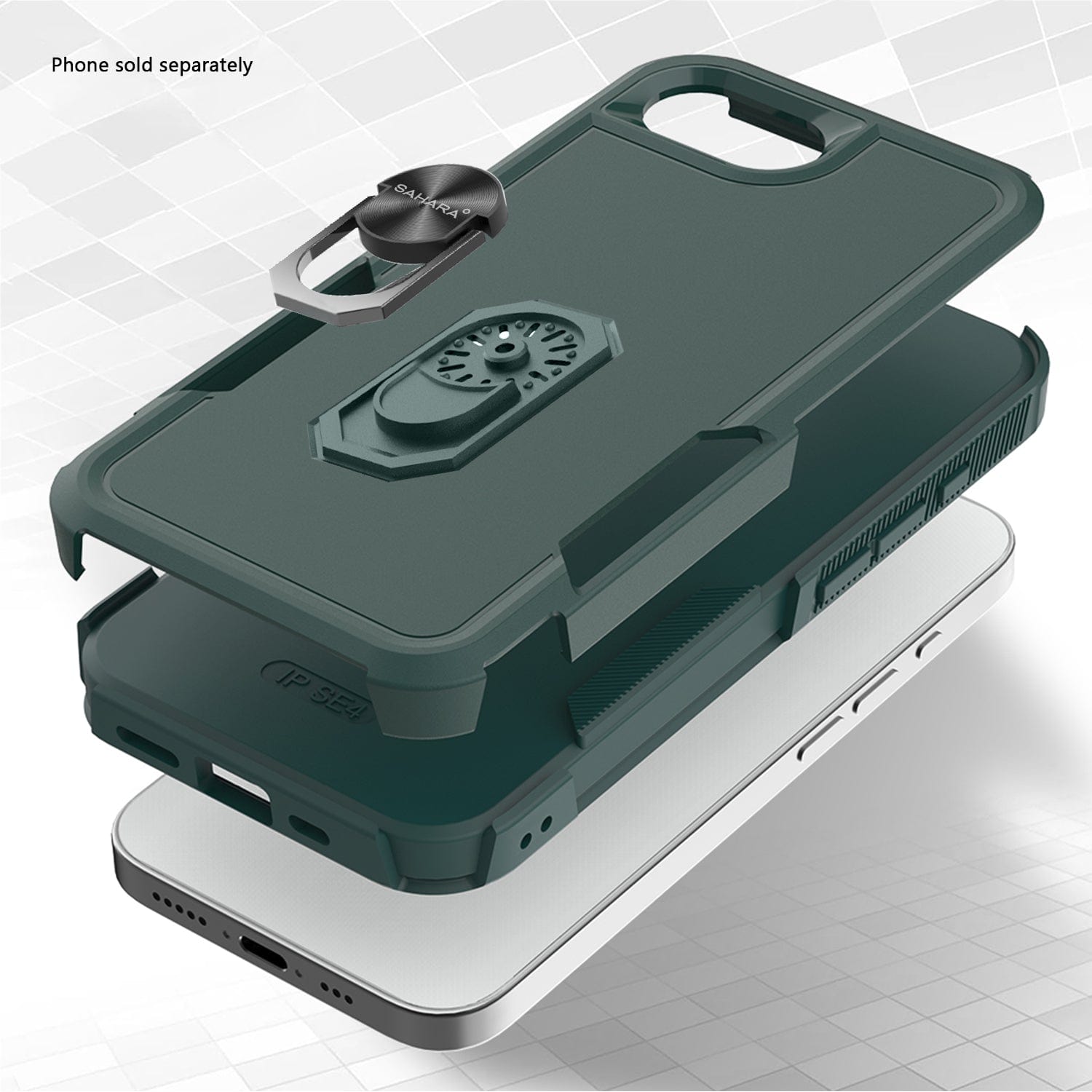 iPhone 16e Case - Heavy Duty Kickstand, Anti-Slip | Raider Series