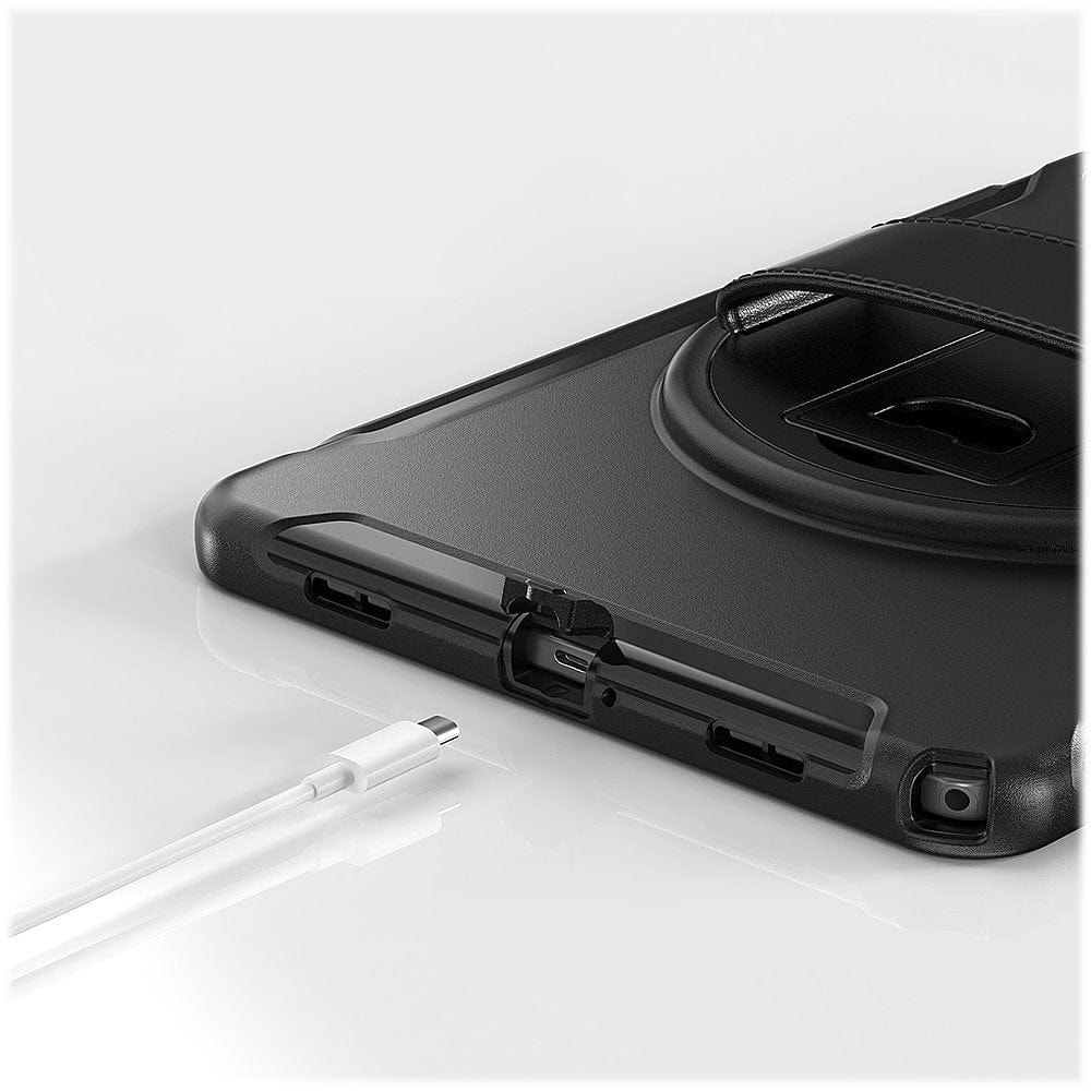 Raider Series Hard Shell Hand Strap Case -  Galaxy Tab A9+ - Black