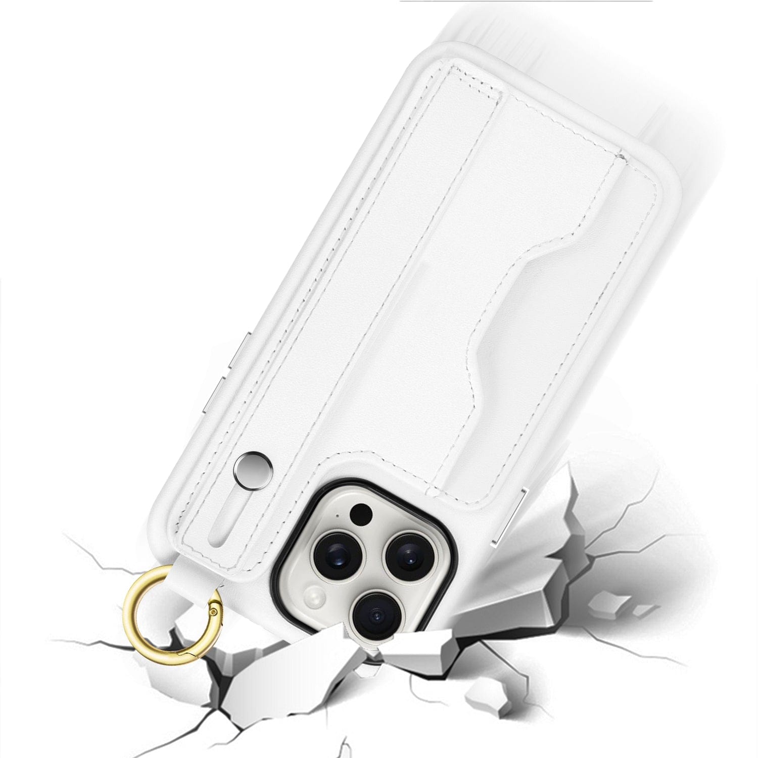 Protection Kit Bundle - FingerGrip Series Case with Tempered Glass Screen and Camera Protector for iPhone 15 Pro Max
