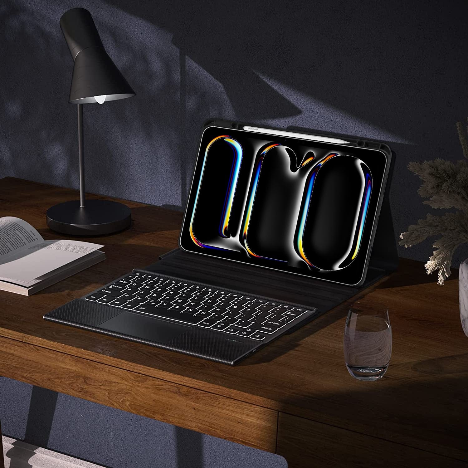 iPad Pro 13" (M4 2024 / M5 2025) Keyboard Case - Screen Protector, Built-in Touchpad | Navigate Series