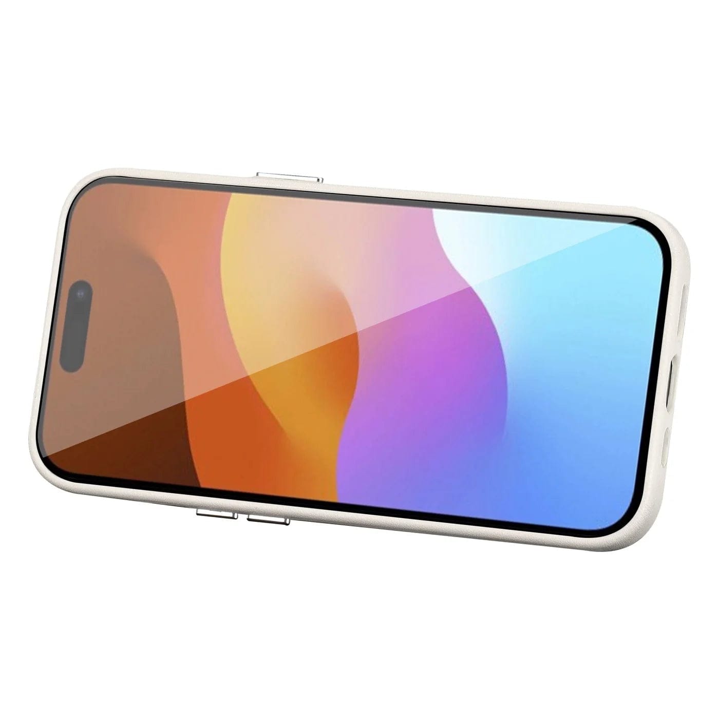 Indy Series Leather FingerGrip Case with Screen and Camera Protector - iPhone 15 Pro