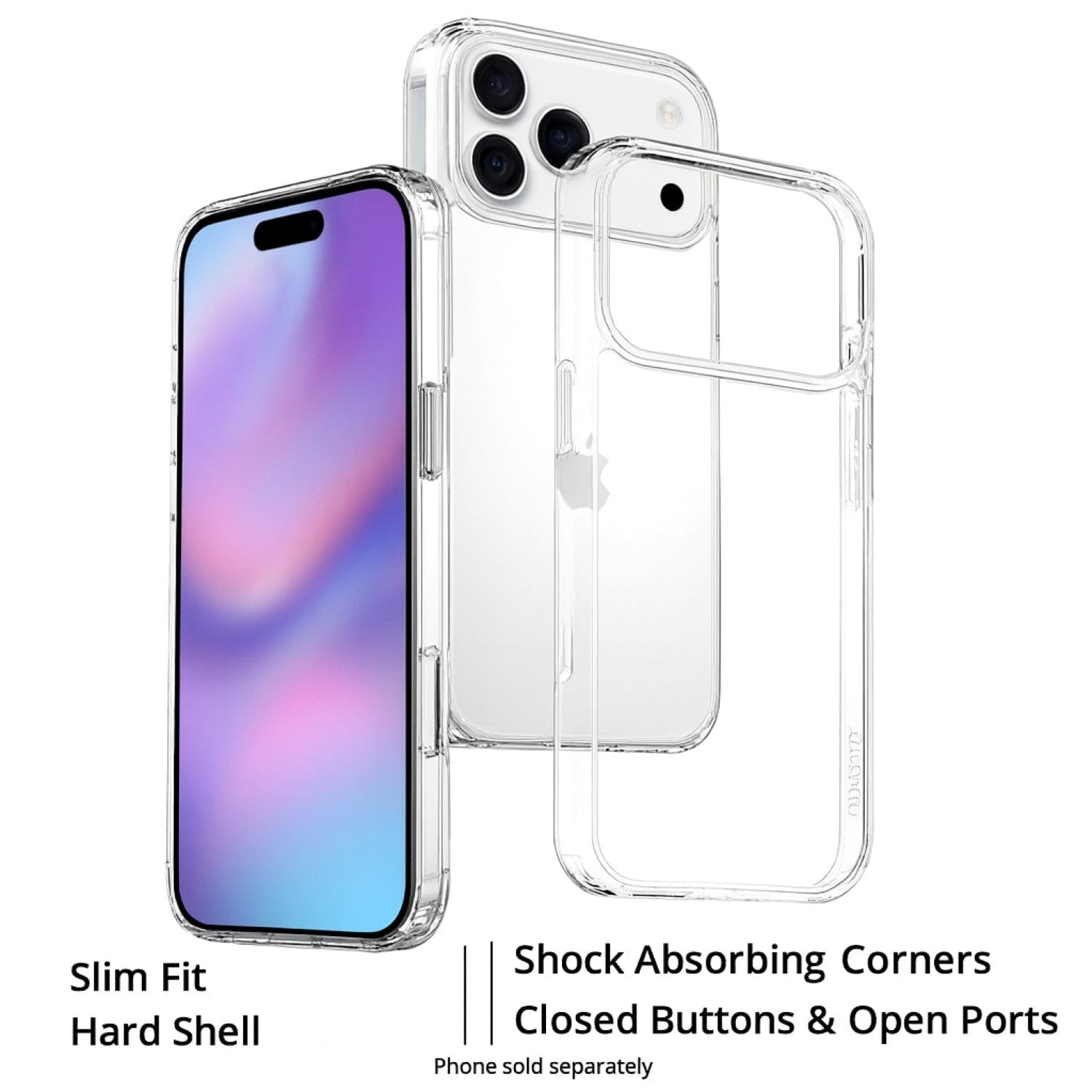 iPhone Air Clear Case - Anti-Slip Ergonomic Design | Venture Series