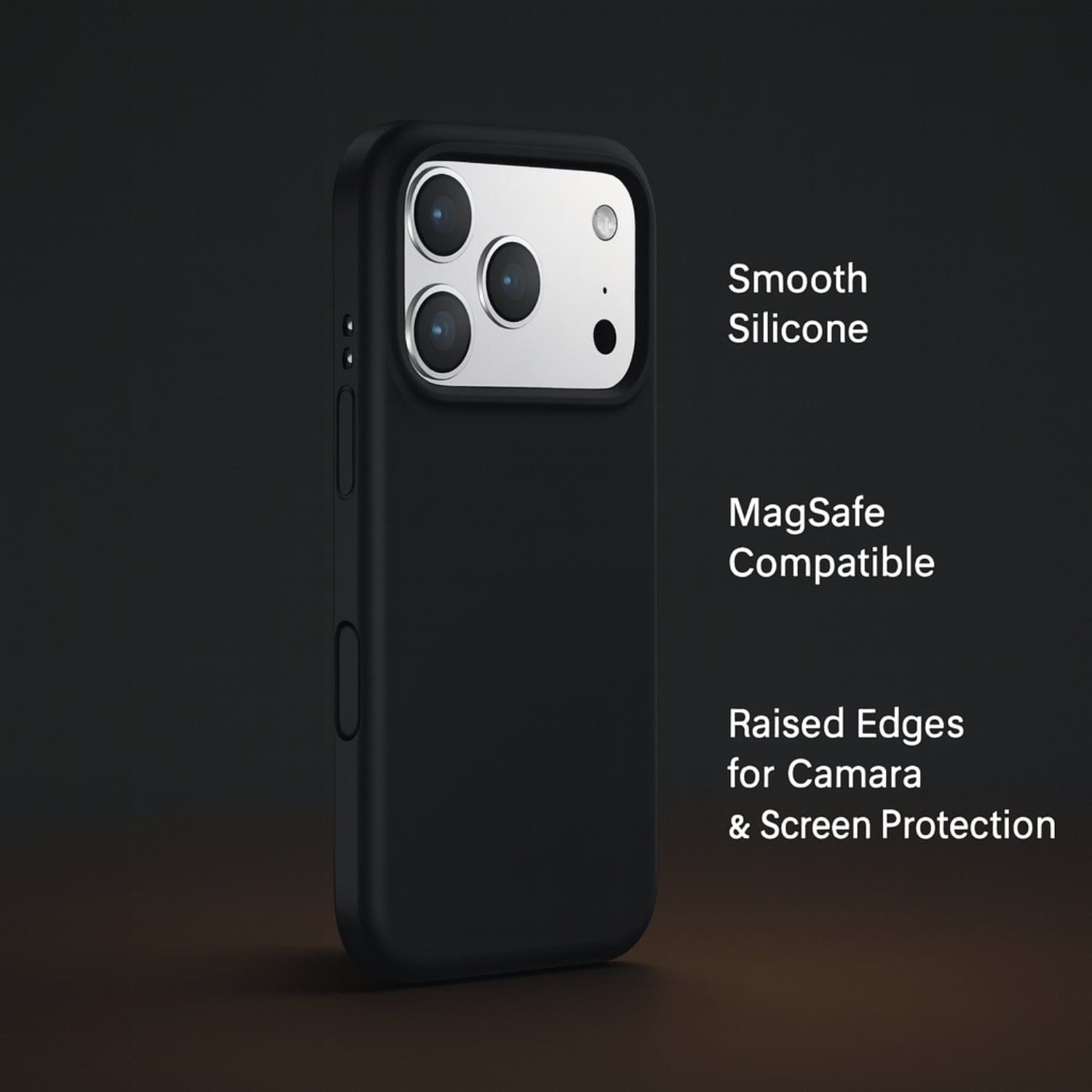 Venture Series Silicone Case Compatible with Magsafe for Apple iPhone 17 Pro