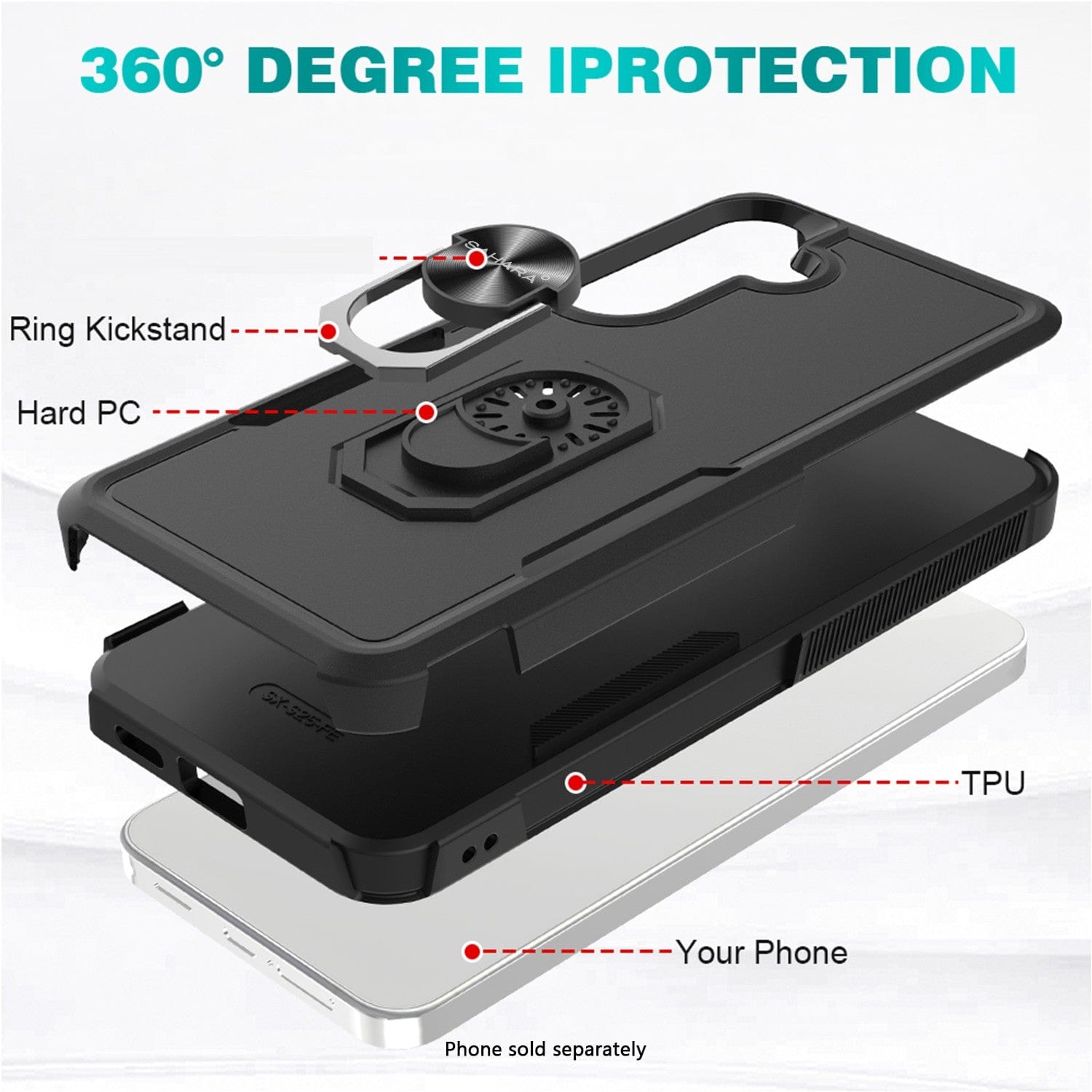Samsung Galaxy S25 FE Case – Heavy-Duty Kickstand | Raider Series