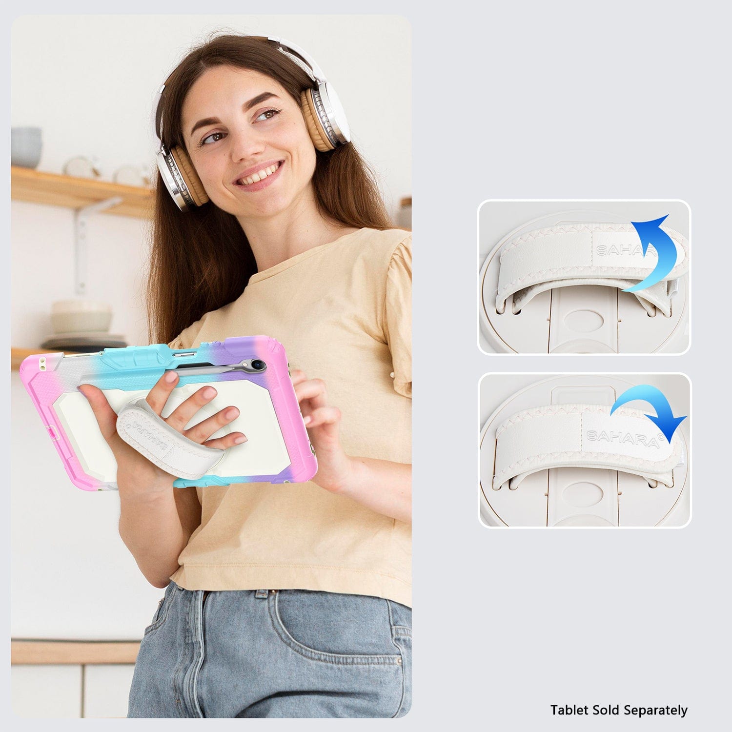 Samsung Galaxy Tab S11 Kid-Proof Case - Kickstand with Hand & Shoulder Strap | Wander Series