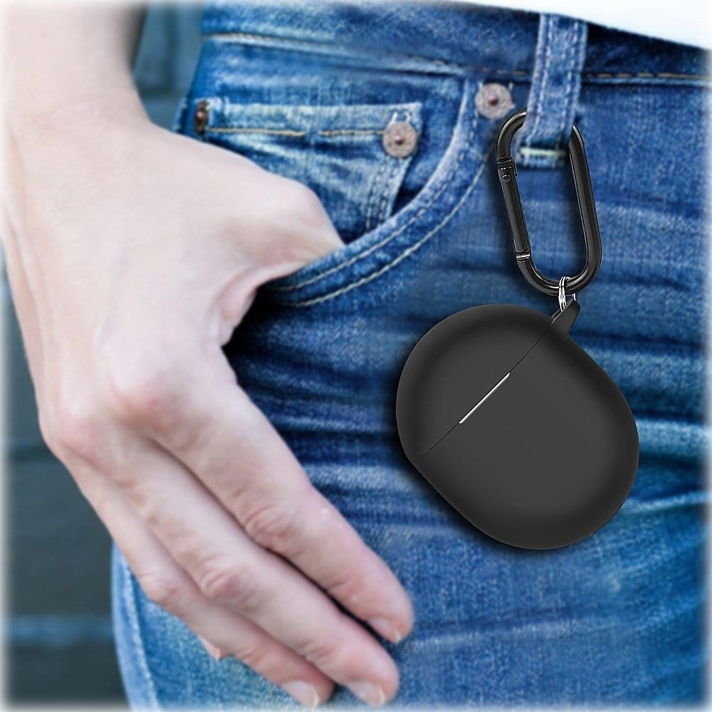 Anti-Slip Silicone Case for Google Pixel Buds Pro Headphones - Black