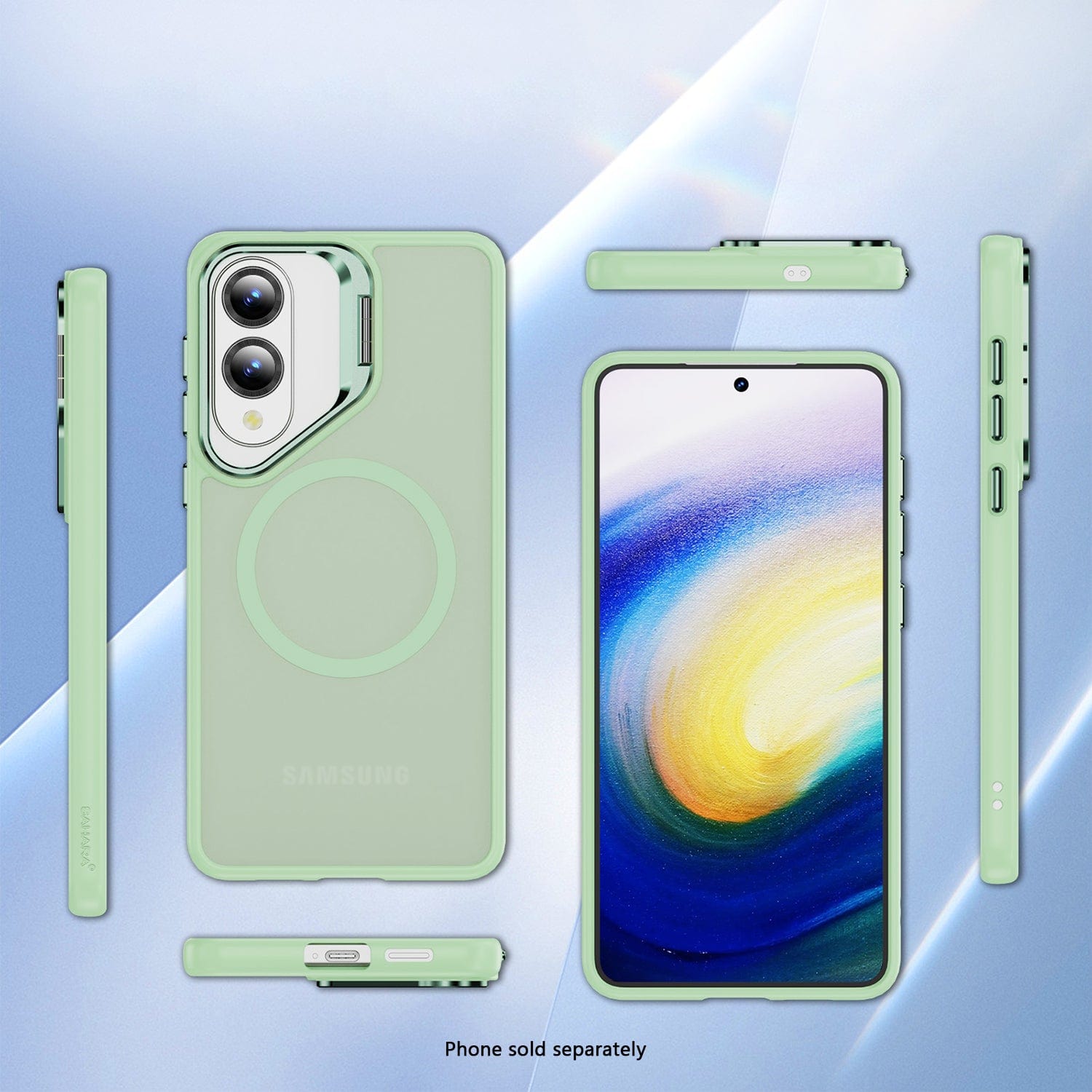 Samsung Galaxy S25 Edge Clear Case – Kickstand, MagSafe Compatible | Venture Series