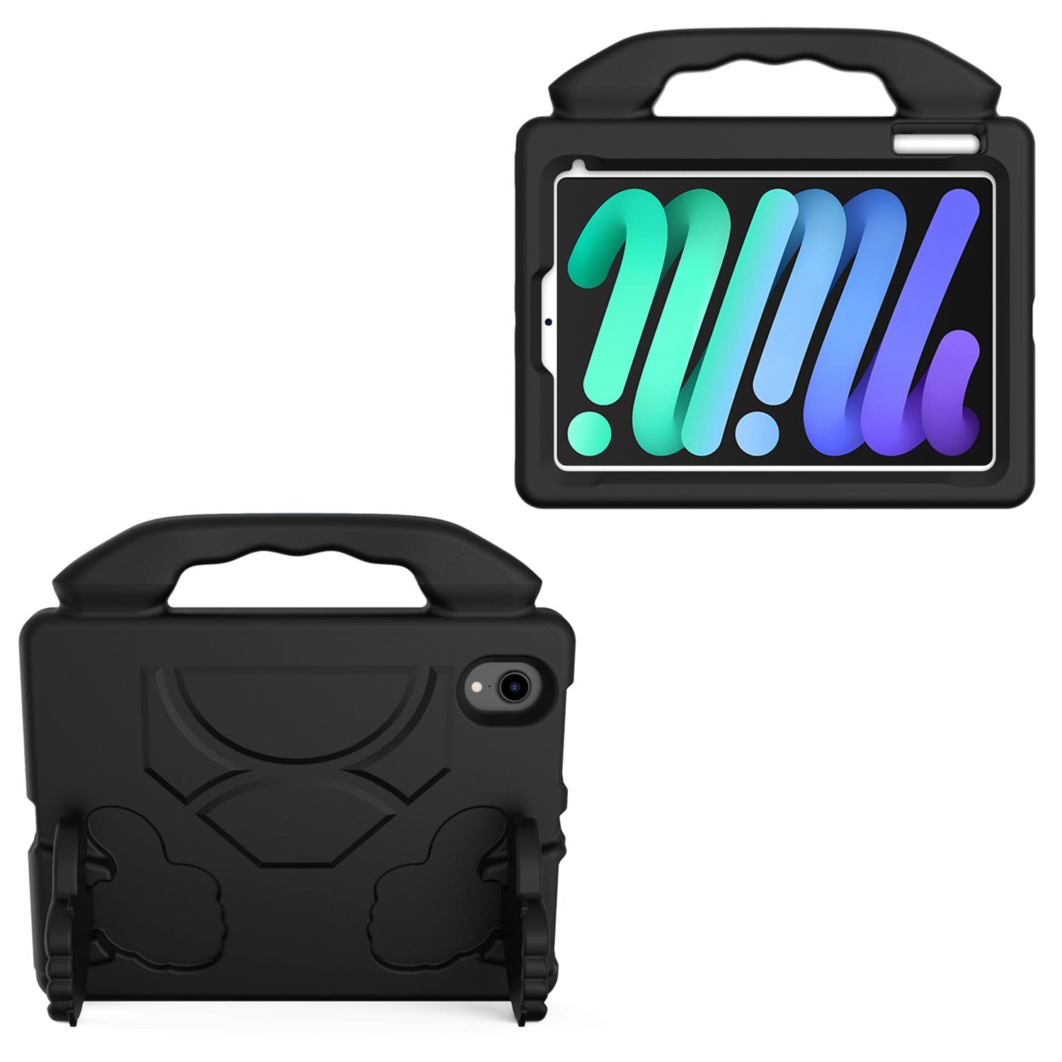 Wander Series Thumbs-up Kickstand Case - Apple iPad mini (A17 Pro) and Apple iPad mini (6th Generation 2021)