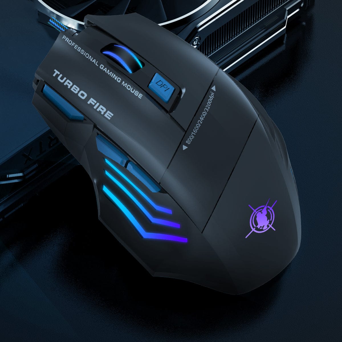 Wired Gaming Mouse - RGB LED 7-Button Precision Control | Axis Pro