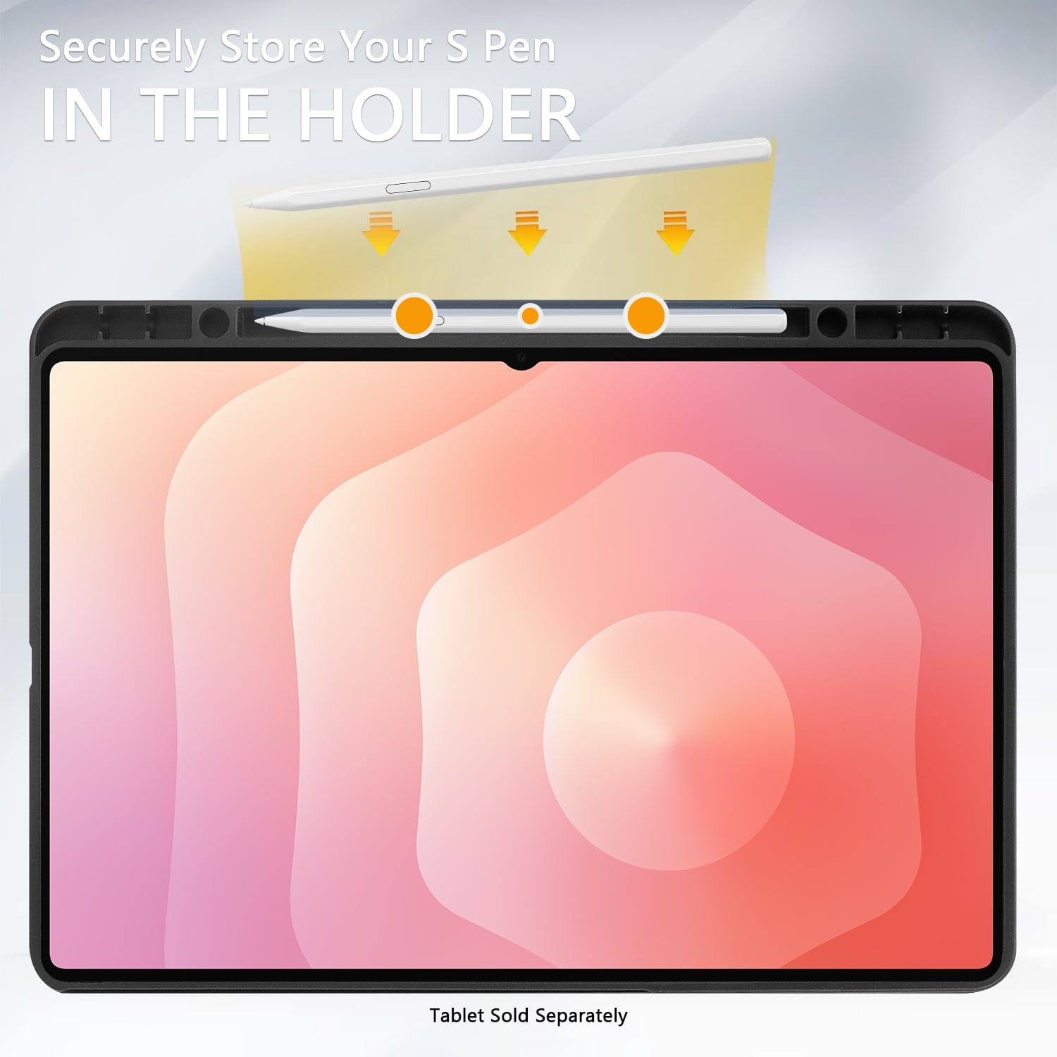 Samsung Galaxy Tab S11 Case - Slim Folio with Transparent Back | Venture Series