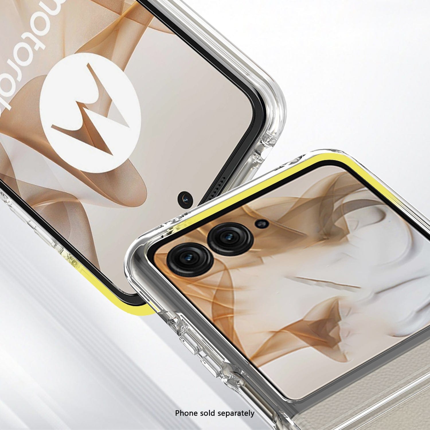 Motorola Razr (2025) Clear Case - Anti-Slip Grip, Shock-Absorbing Corners | Venture Series