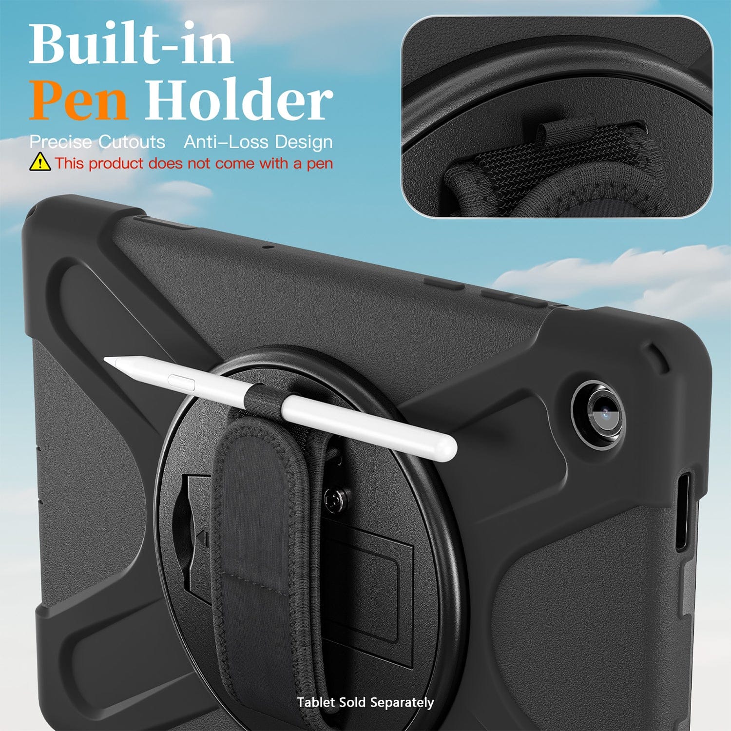 Samsung Galaxy Tab A11+ Case - Heavy-Duty, Hand Strap | Raider-X Series
