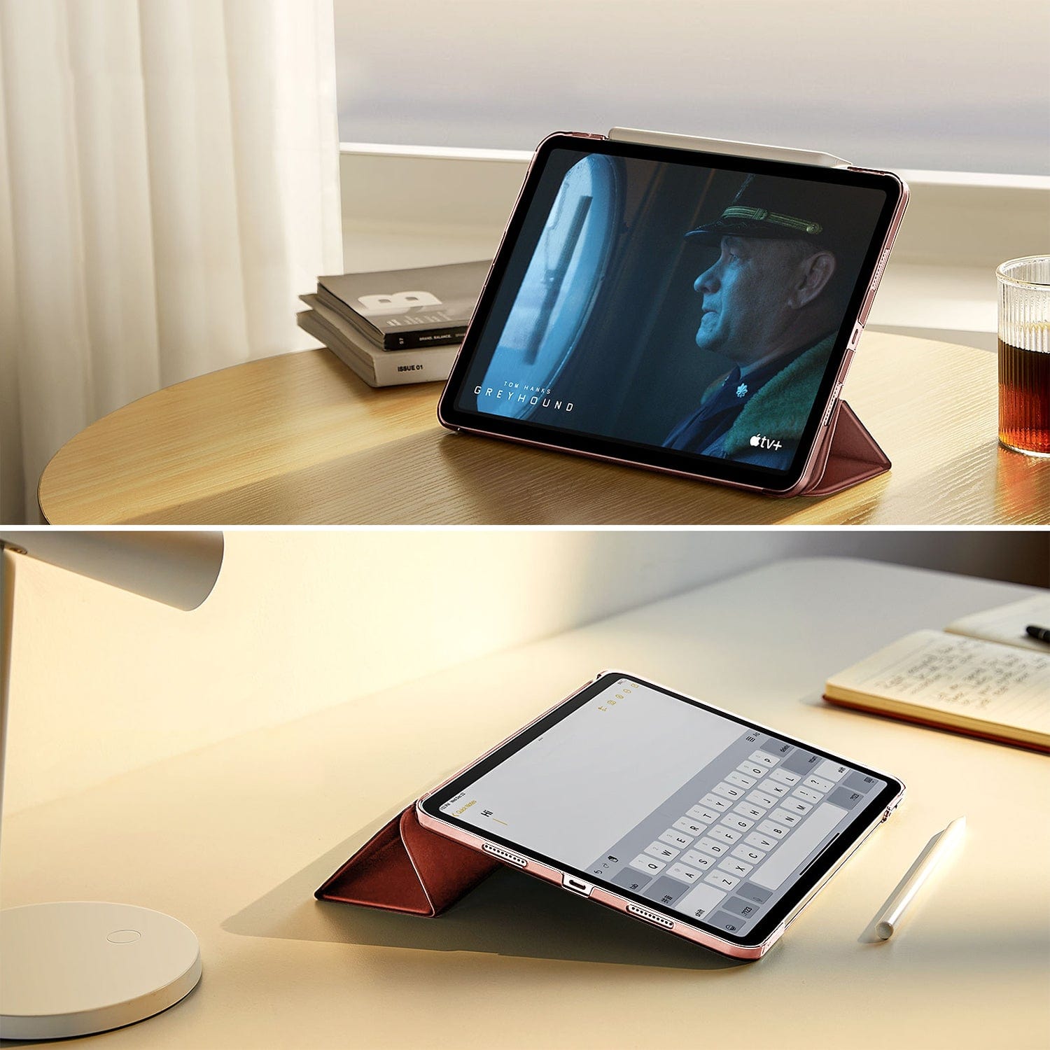 iPad Pro 13" (M4 2024 / M5 2025) Case - Tri-Fold Folio with Screen Protector | Venture Series