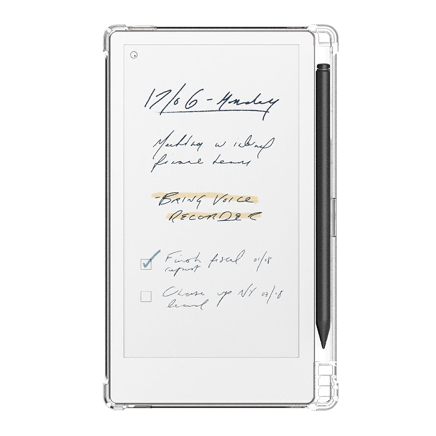 reMarkable Paper Pro Move 7.3" Clear Case - Anti-Shock Corners | Venture Series