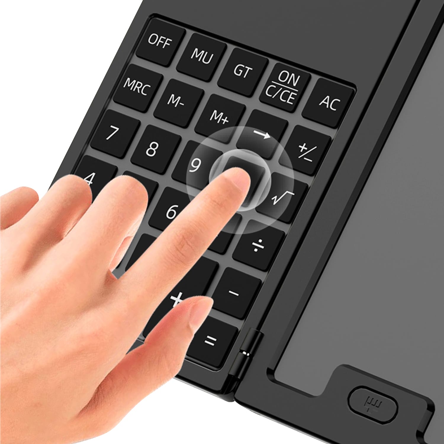 Sahara Scientific Calculator with 5-Inch LCD Writing Tablet - 12-Digit Foldable Design
