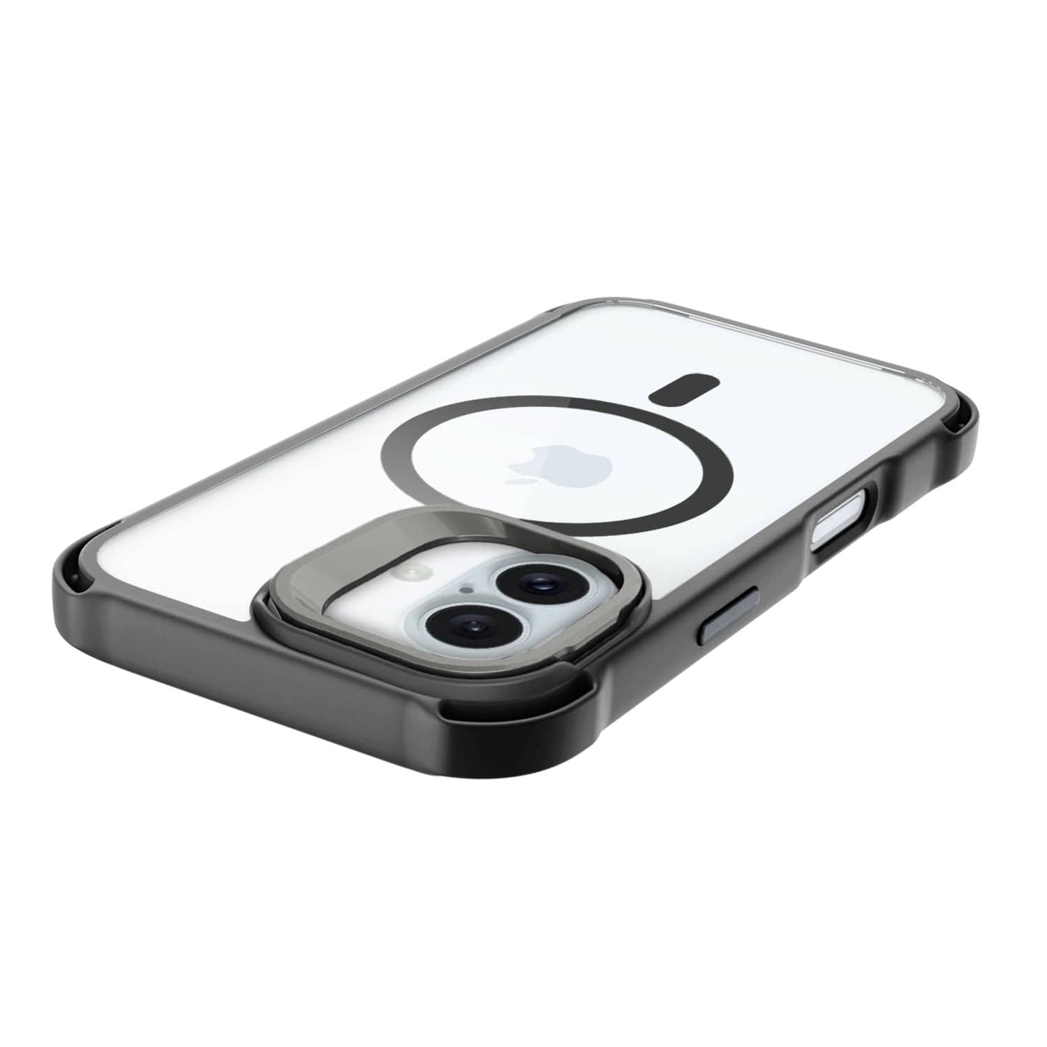 iPhone 16 Clear Kickstand Case - Anti- Slip, Rugged, MagSafe | Venture Series