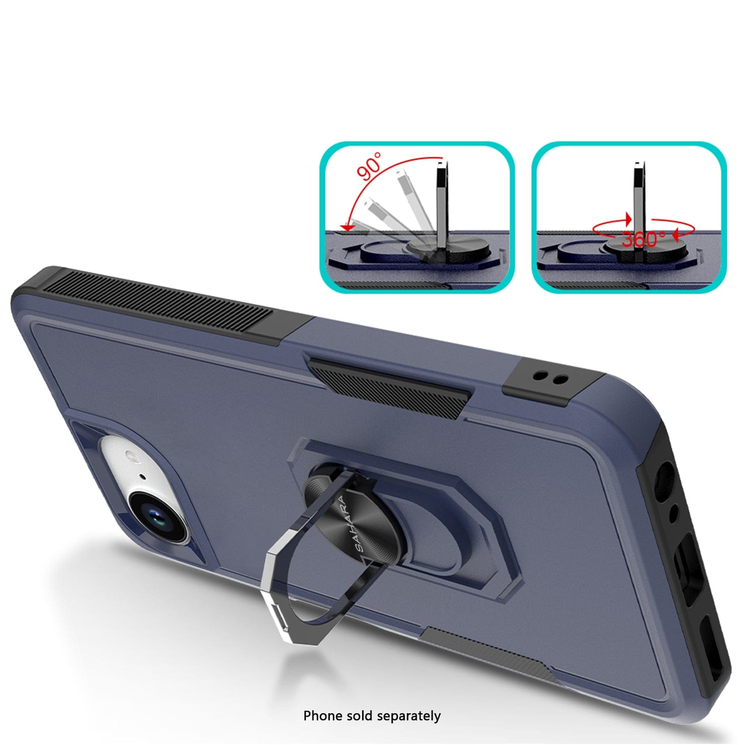 iPhone 16e Case - Heavy Duty Kickstand, Anti-Slip | Raider Series