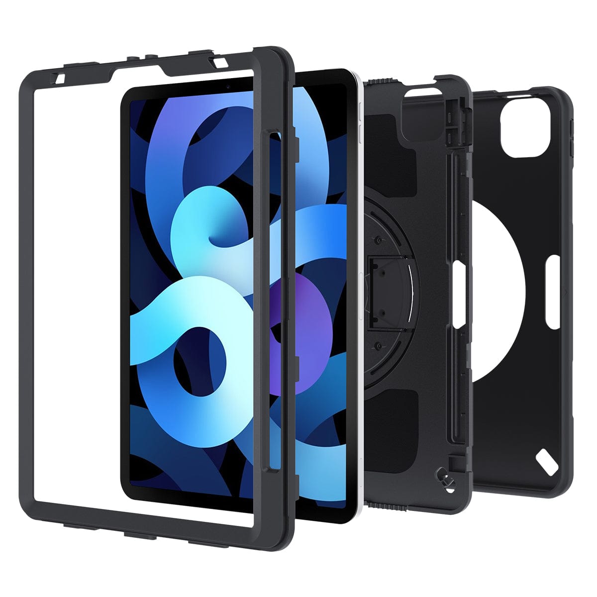Raider Series Heavy-Duty Hand Strap Case - Apple iPad Air 10.9-inch (4th/5th Gen) and iPad Air 11-inch (M2 2024 & M3 2025)