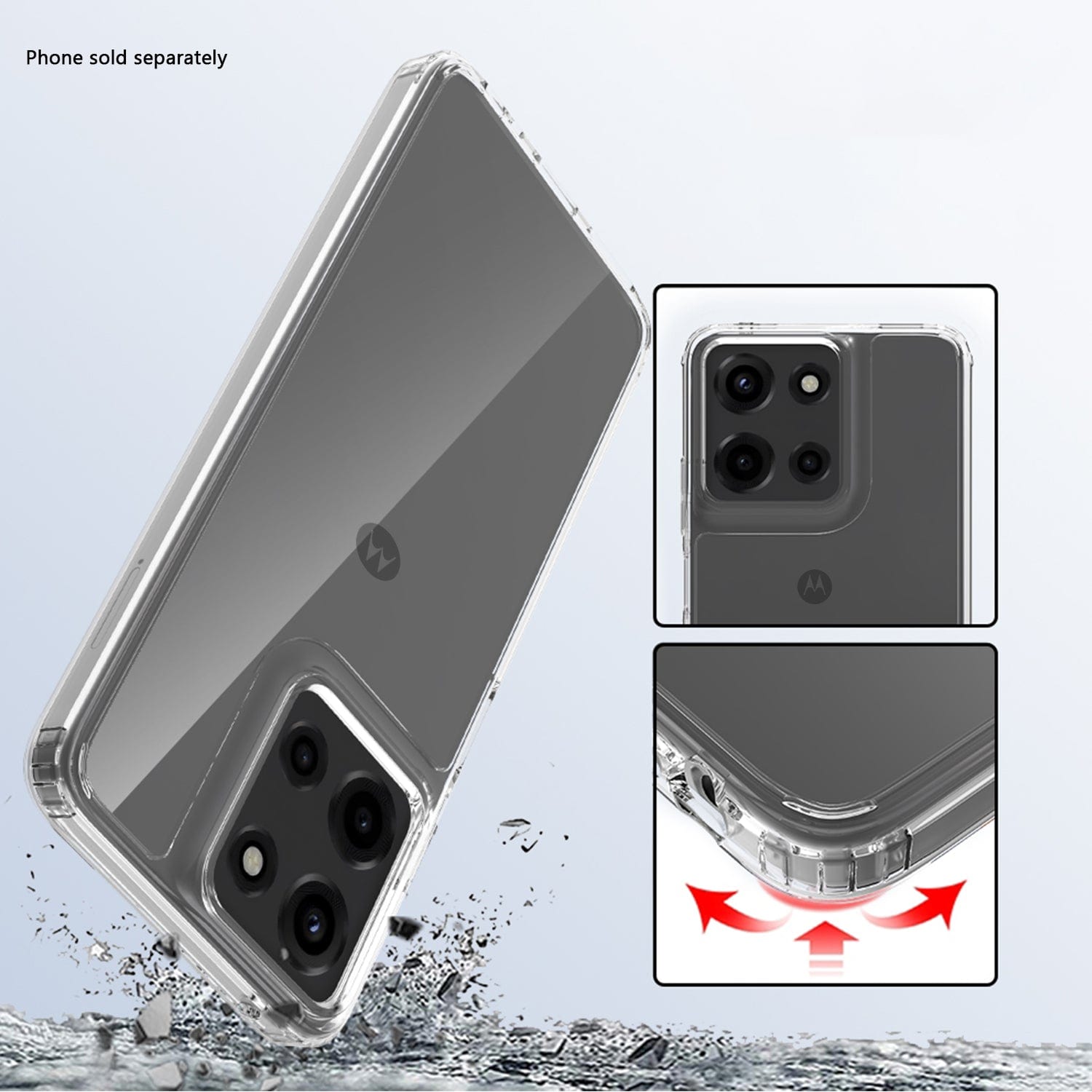 Venture Series Hard Shell Clear Case - Motorola Moto G 5G (2025)
