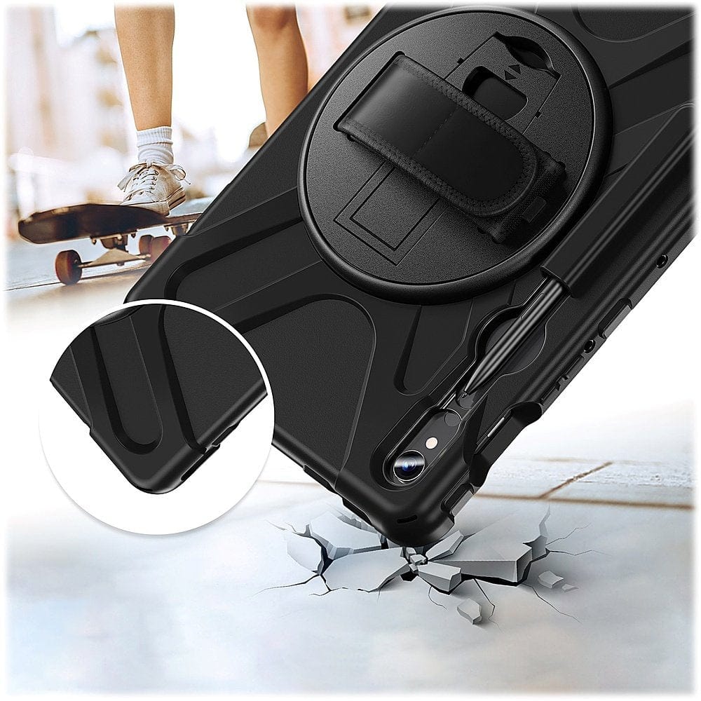 Raider X Series Heavy Duty Hand Strap Case - Galaxy Tab S10 Lite (2025), S10 FE, Tab S8, Tab S9, and Tab S9 FE