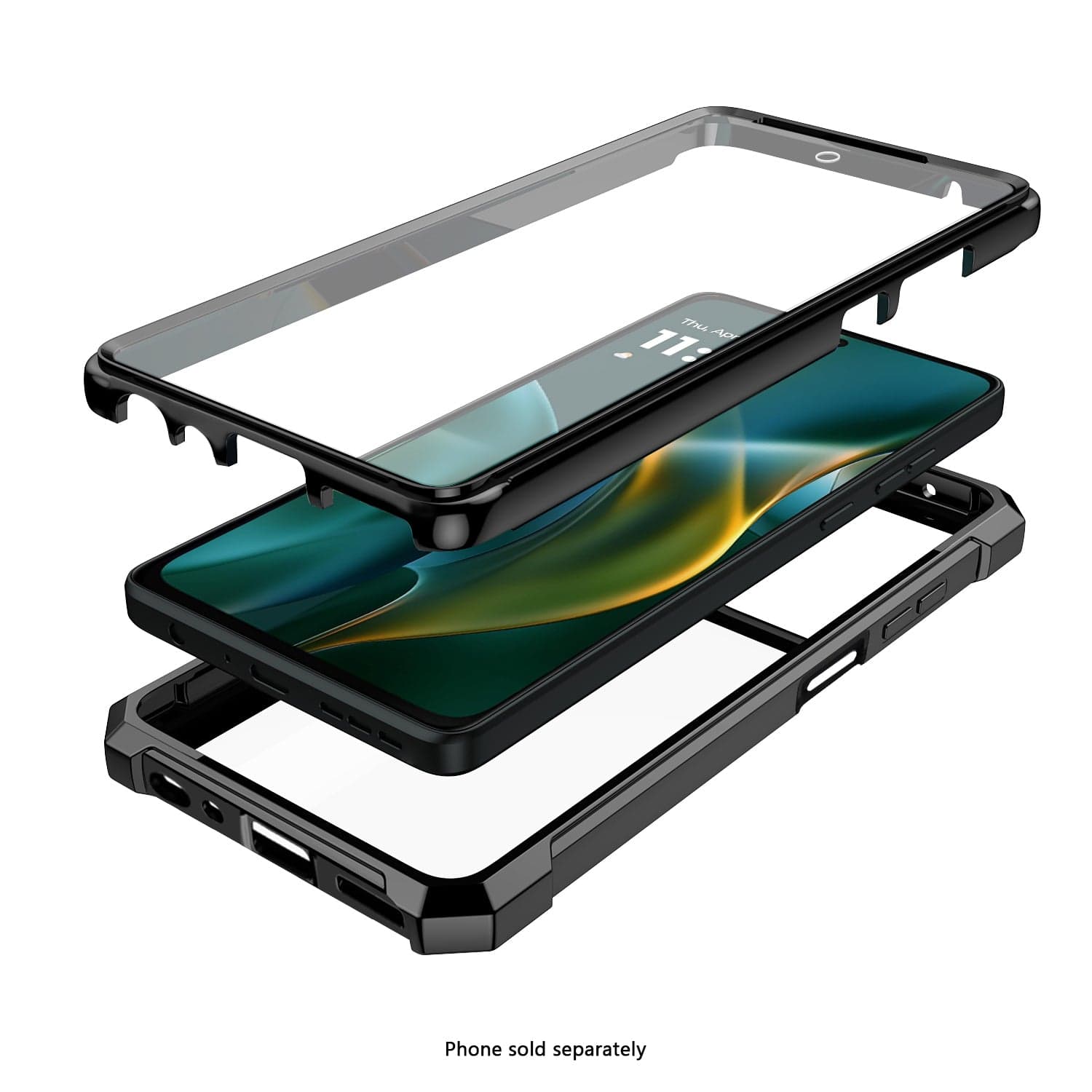 Motorola Moto G 5G 2025/2026 & G Play 2026 Case – Grip with Built-In Screen Protector | Raider Series