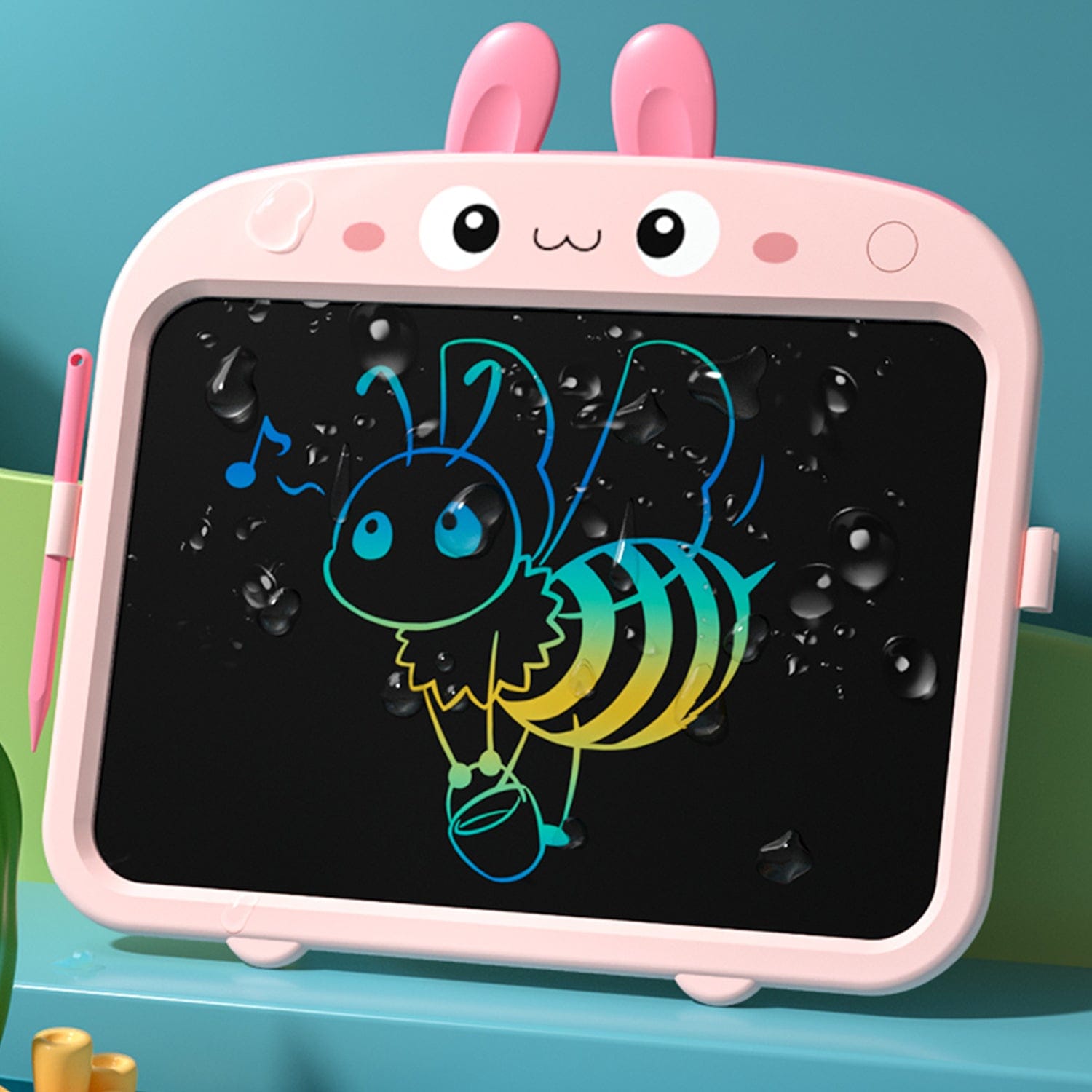 LCD Writing Kids Tablet 13.5" - Color Display, One-Click Erase