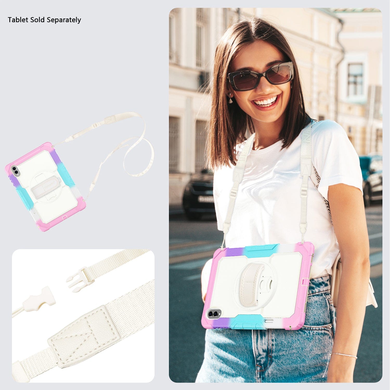 Samsung Galaxy Tab S11 Ultra Case - Kickstand with Hand & Shoulder Strap | Raider Series