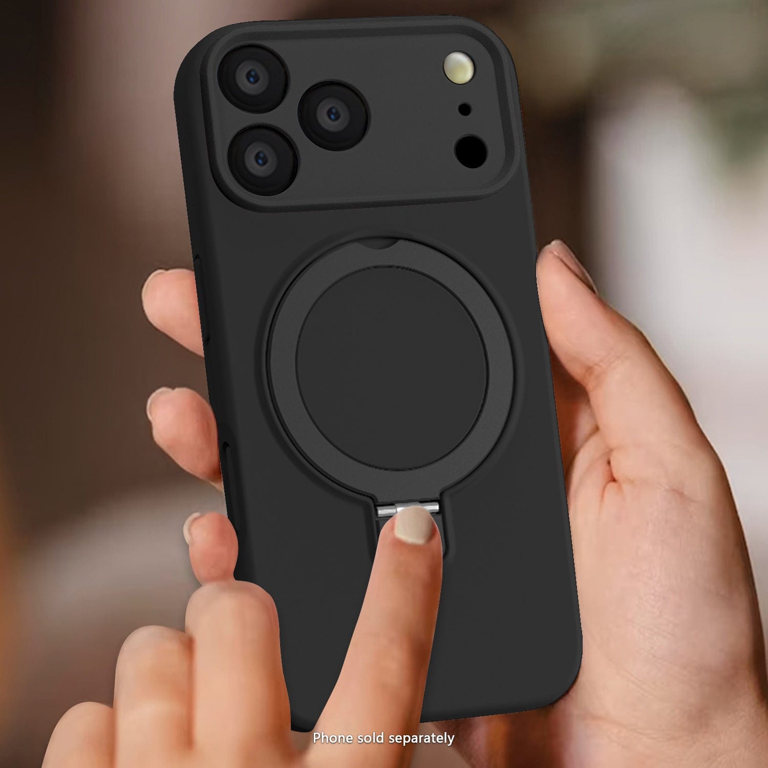 iPhone 17 Pro Case with Built-In Kickstand - Silicone Anti-Slip Design, Compatible with Magsafe | Venture Series