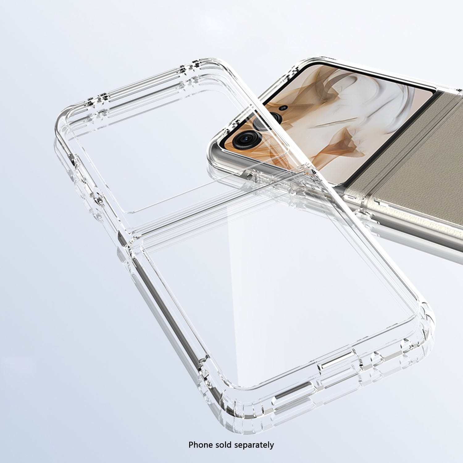Motorola Razr (2025) Clear Case - Anti-Slip Grip, Shock-Absorbing Corners | Venture Series
