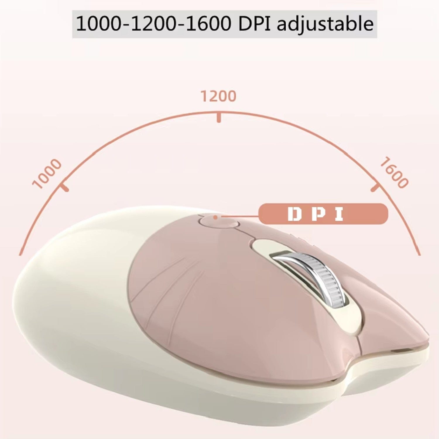 Wireless Keyboard & Mouse Combo - Soft Click, Colorful 100 Keys