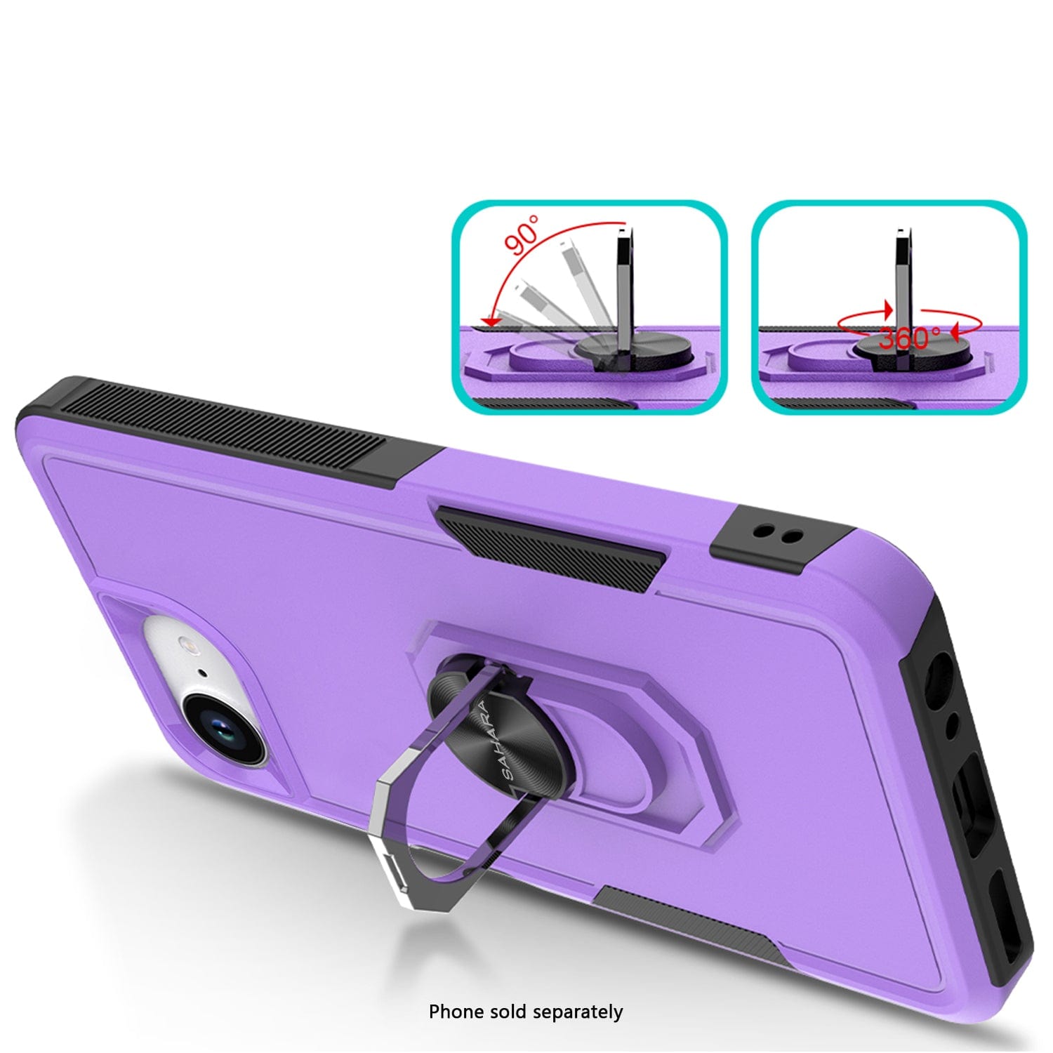 iPhone 16e Case - Heavy Duty Kickstand, Anti-Slip | Raider Series