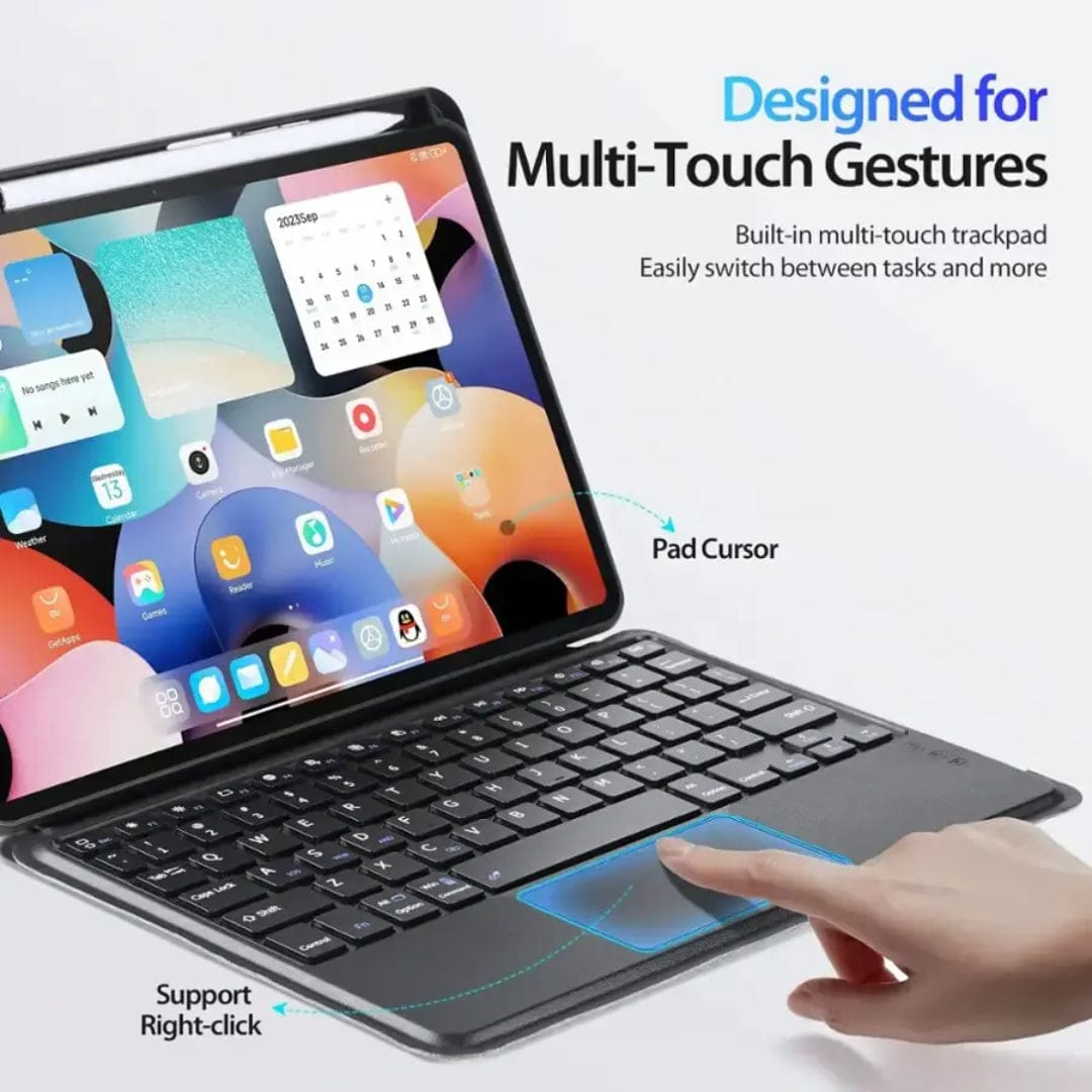 Samsung Galaxy Tab S10 FE Keyboard Case with Track Pad | Navigation Series