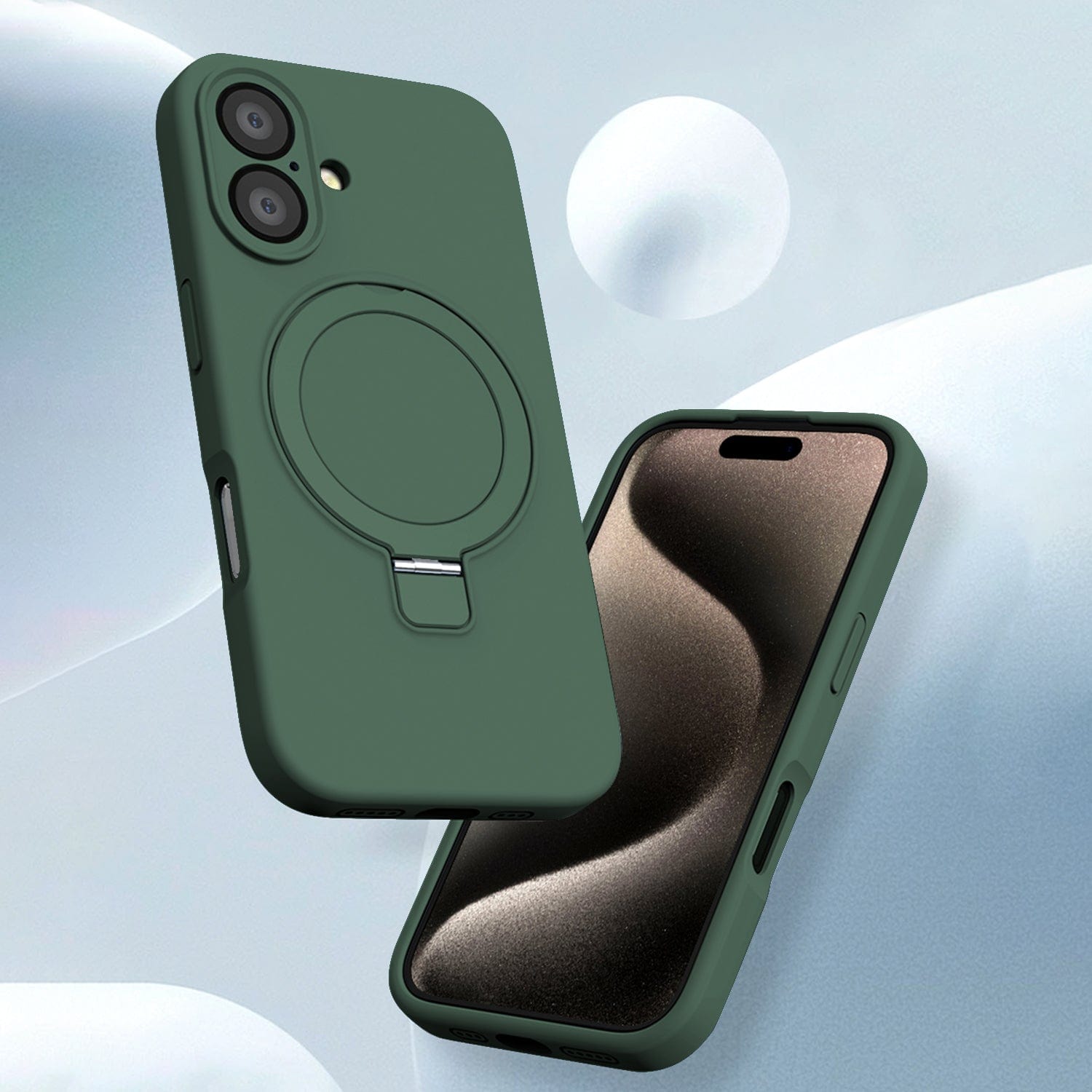 iPhone 16 Slim Kickstand Case - Rugged Protection, MagSafe | Venture Series