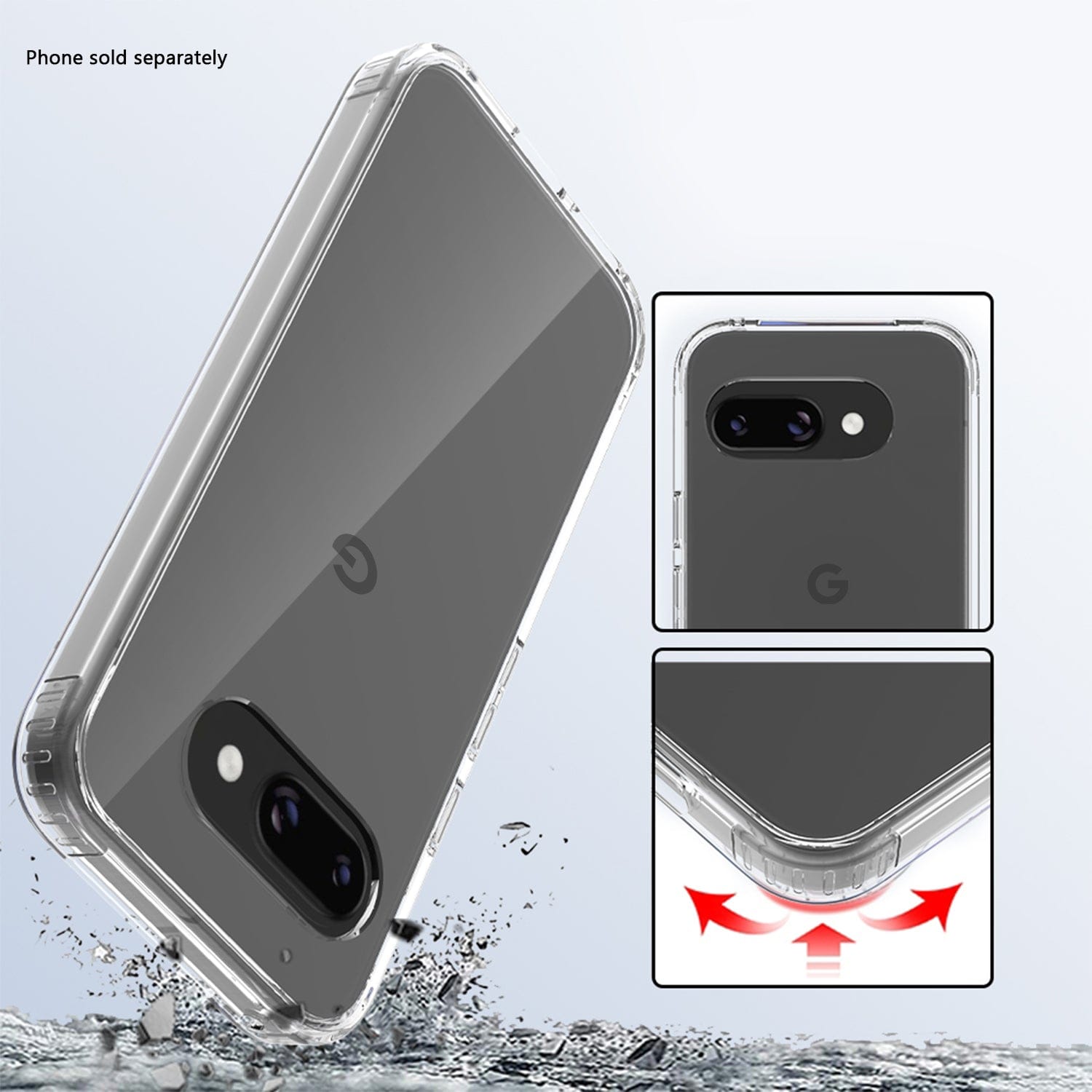 Venture Series Hard Shell Clear Case - Google Pixel 9a