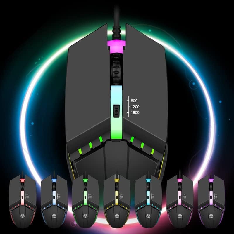 Wired Gaming Keyboard & Mouse Combo - Anti-Ghosting Multi-Key, 68 Keys