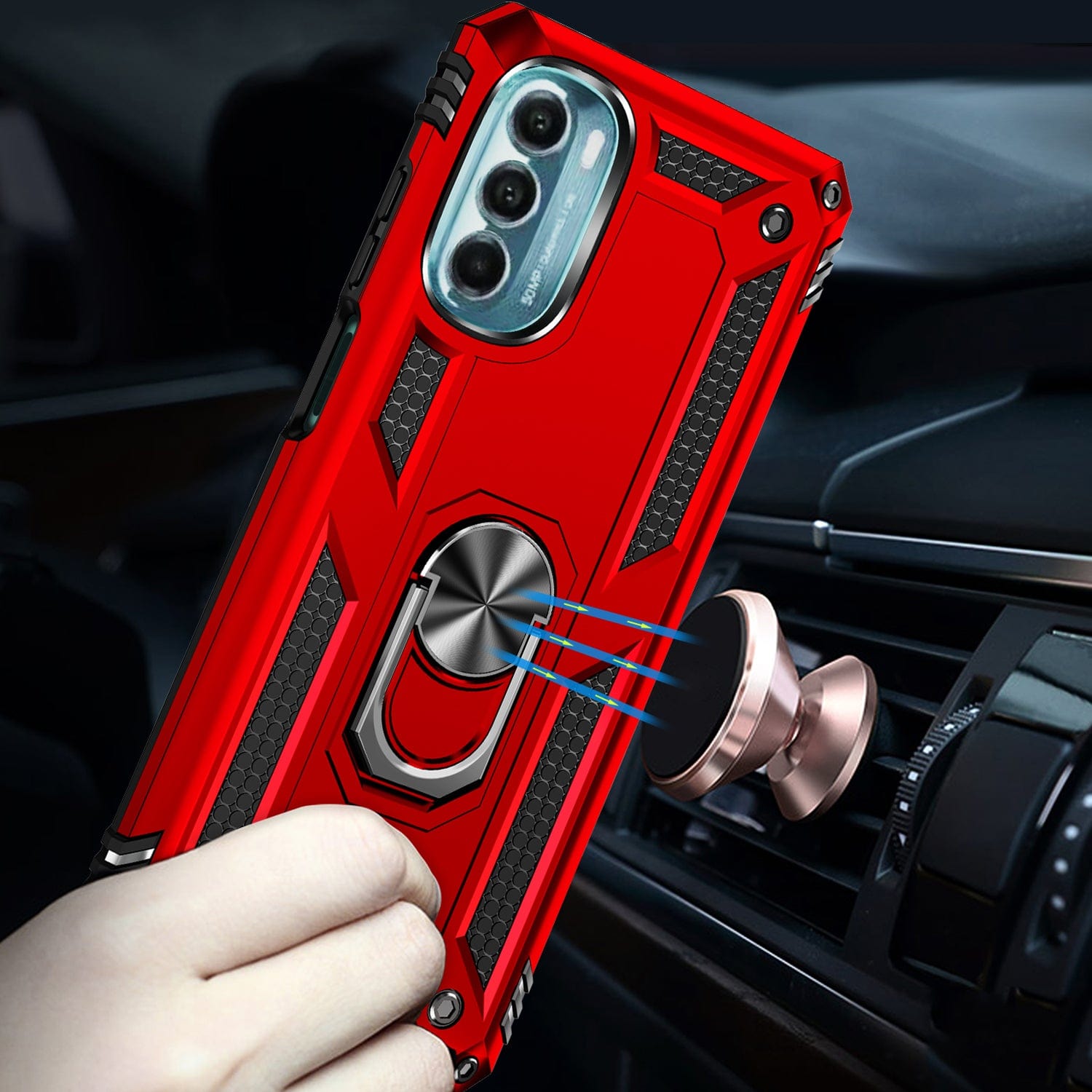 Raider Series Heavy Duty Kickstand Case with Belt Clip - Motorola Moto G 5G 2023