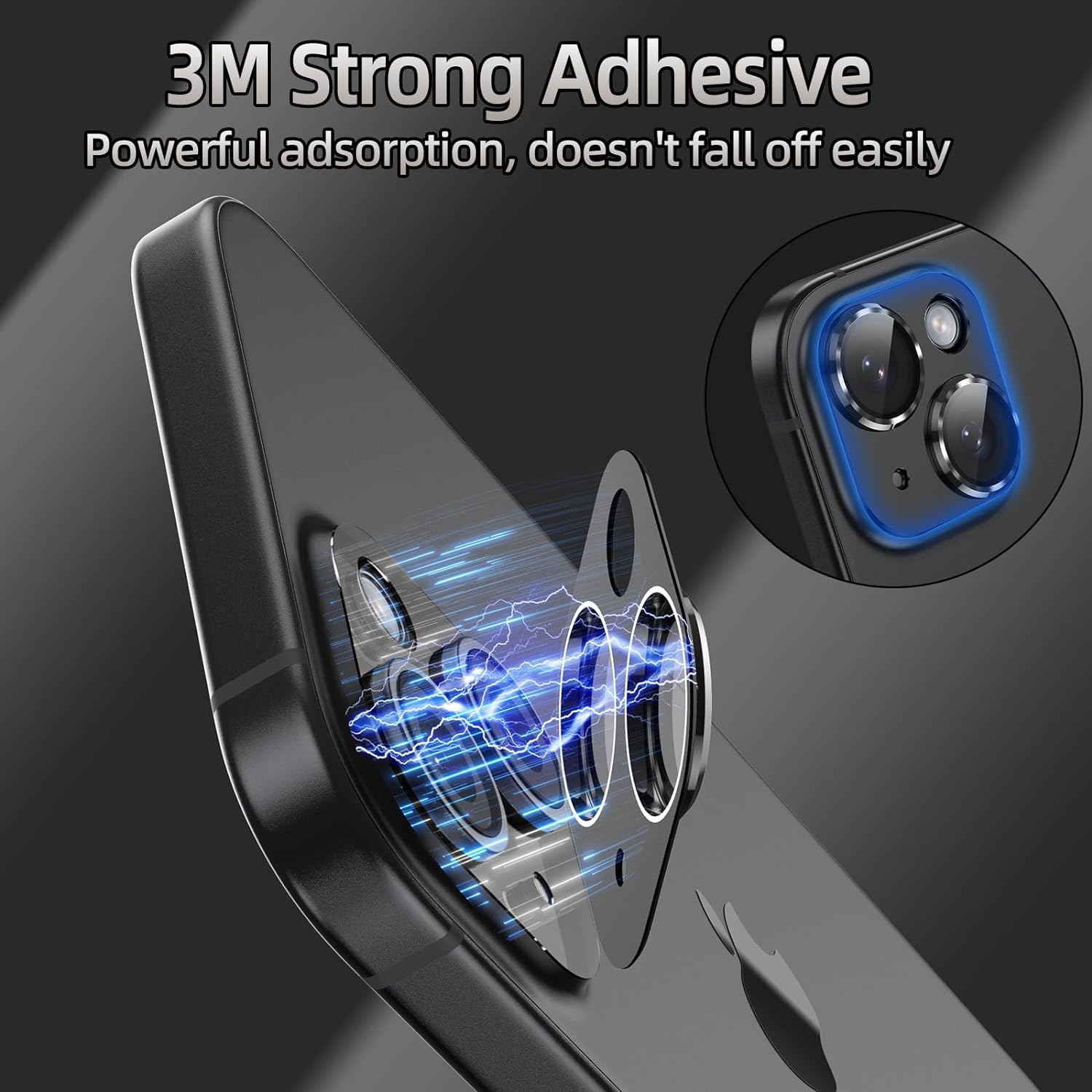 iPhone 15/15 Plus Camera Lens Protector - Flexible Glass, 2-Pack | ZeroDamage