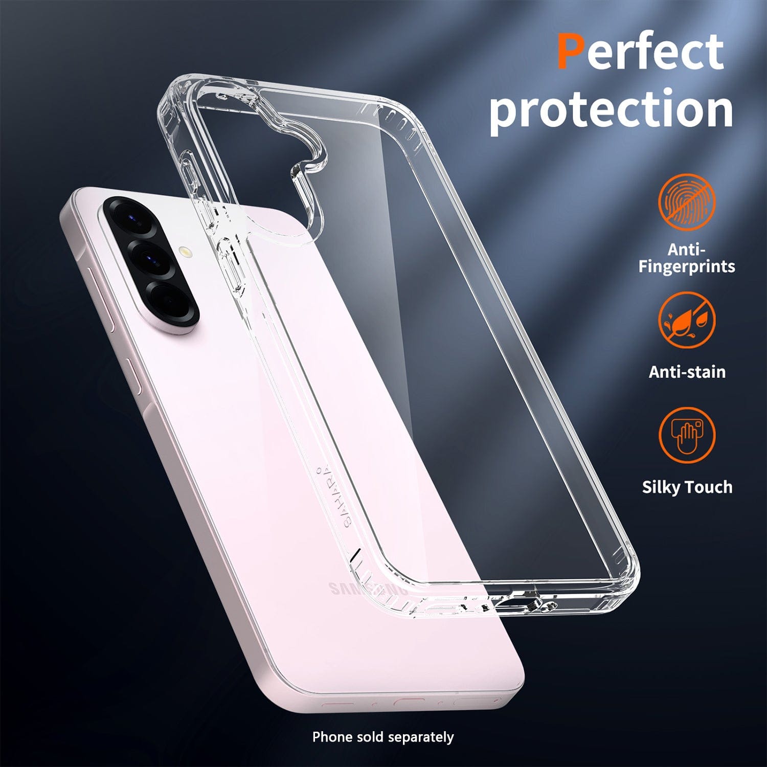 Galaxy A37 Clear Case - Anti-Slip Grip | Venture Series