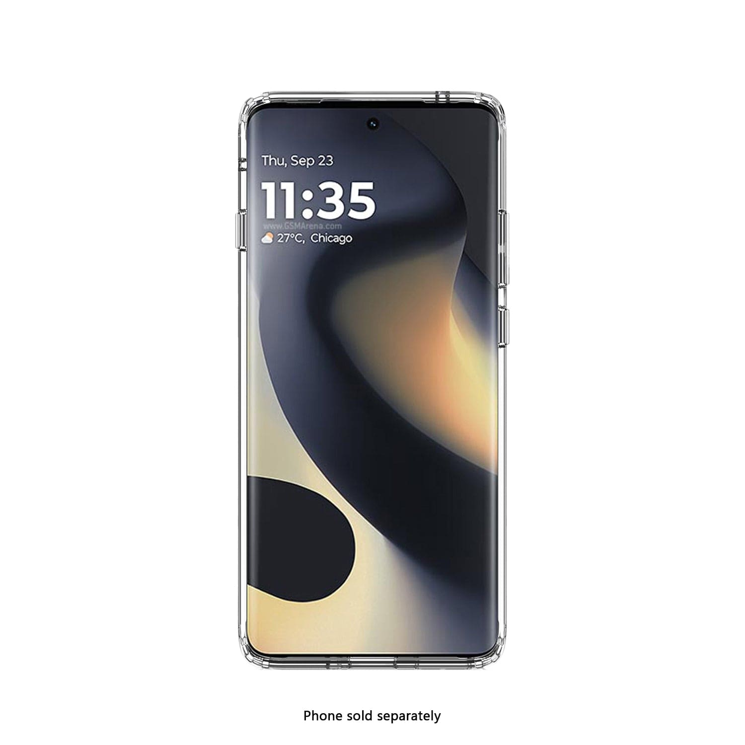 Motorola Edge (2025) Clear Case - Anti-Slip Grip Closed-Button Desig | Venture Series