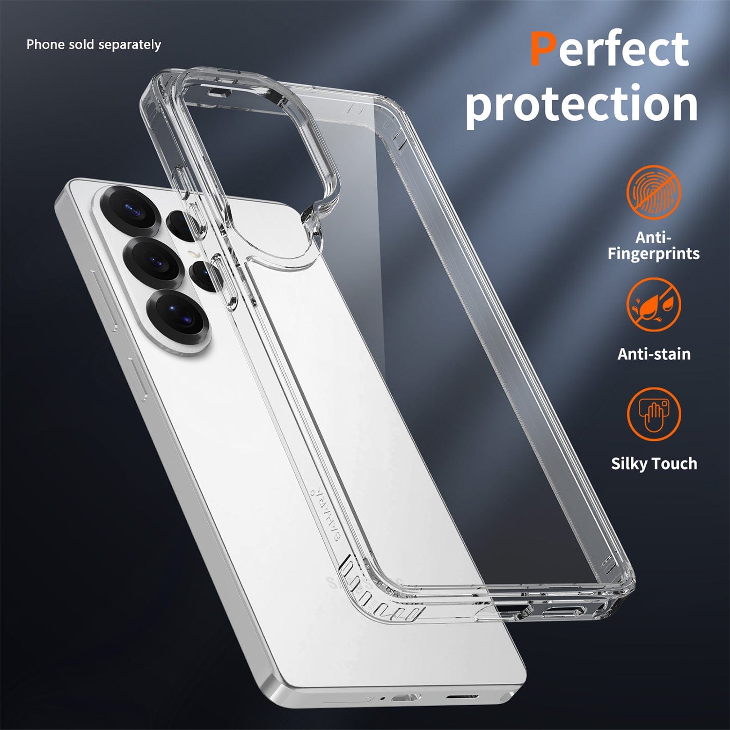 Samsung Galaxy S26 Ultra Clear Case - Anti-Slip Grip | Venture Series