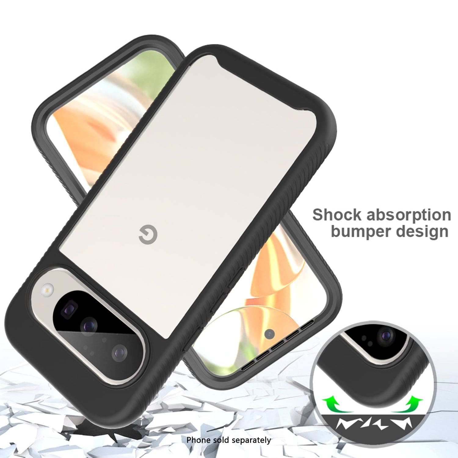 Google Pixel 10/10 Pro Case – Grip Case | Raider Series