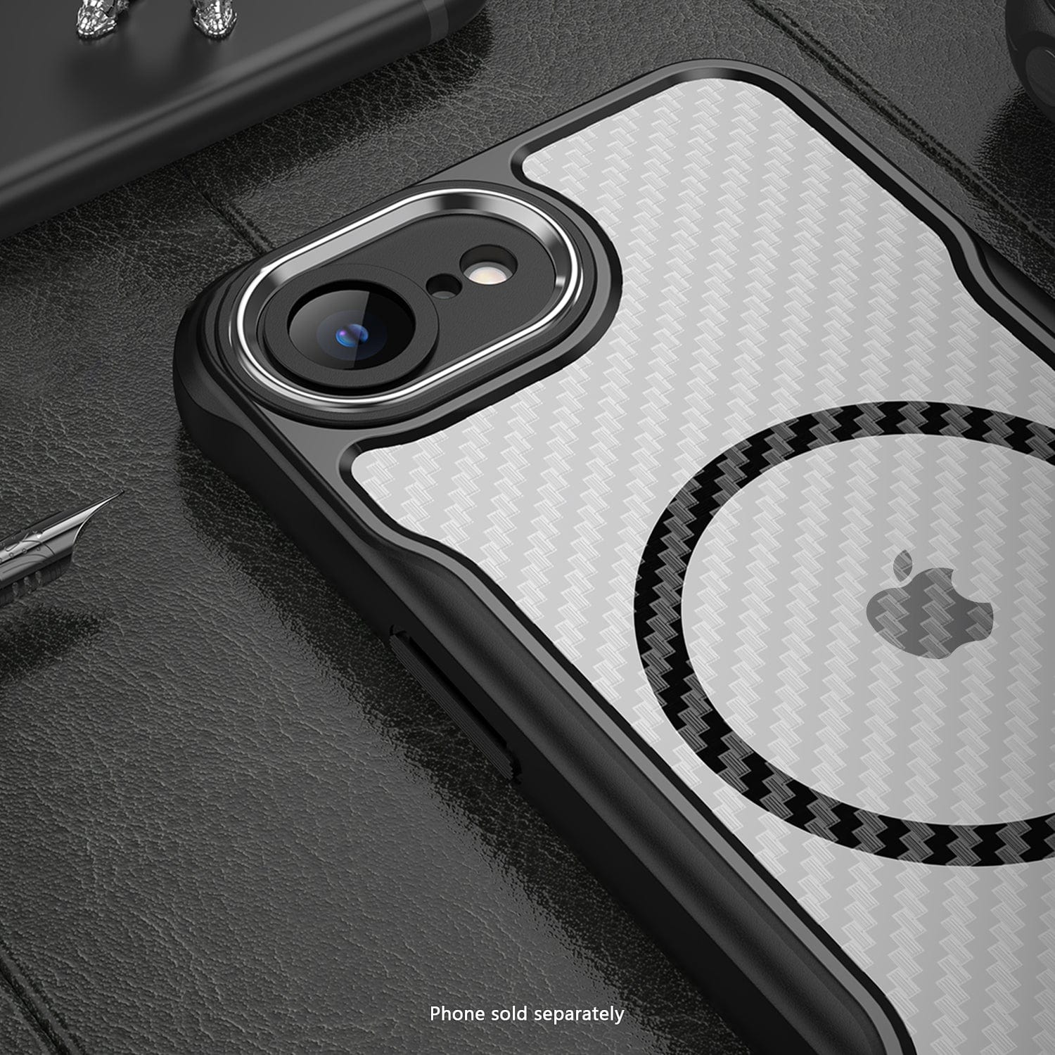 iPhone 16e Clear Case with MagSafe - Anti-Slip Grip, Rugged Protection | Venture Series