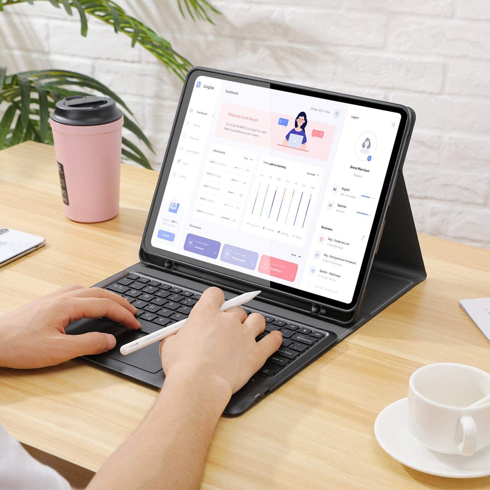 Navigate Series Folio Keyboard Case - iPad Pro 12.9"