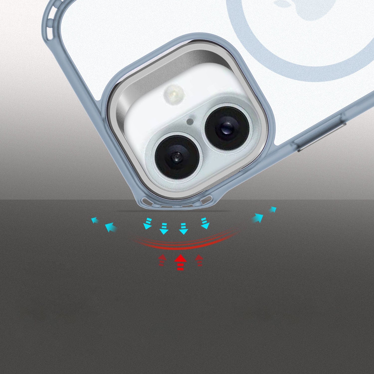 iPhone 16 Clear Kickstand Case - Anti- Slip, Rugged, MagSafe | Venture Series