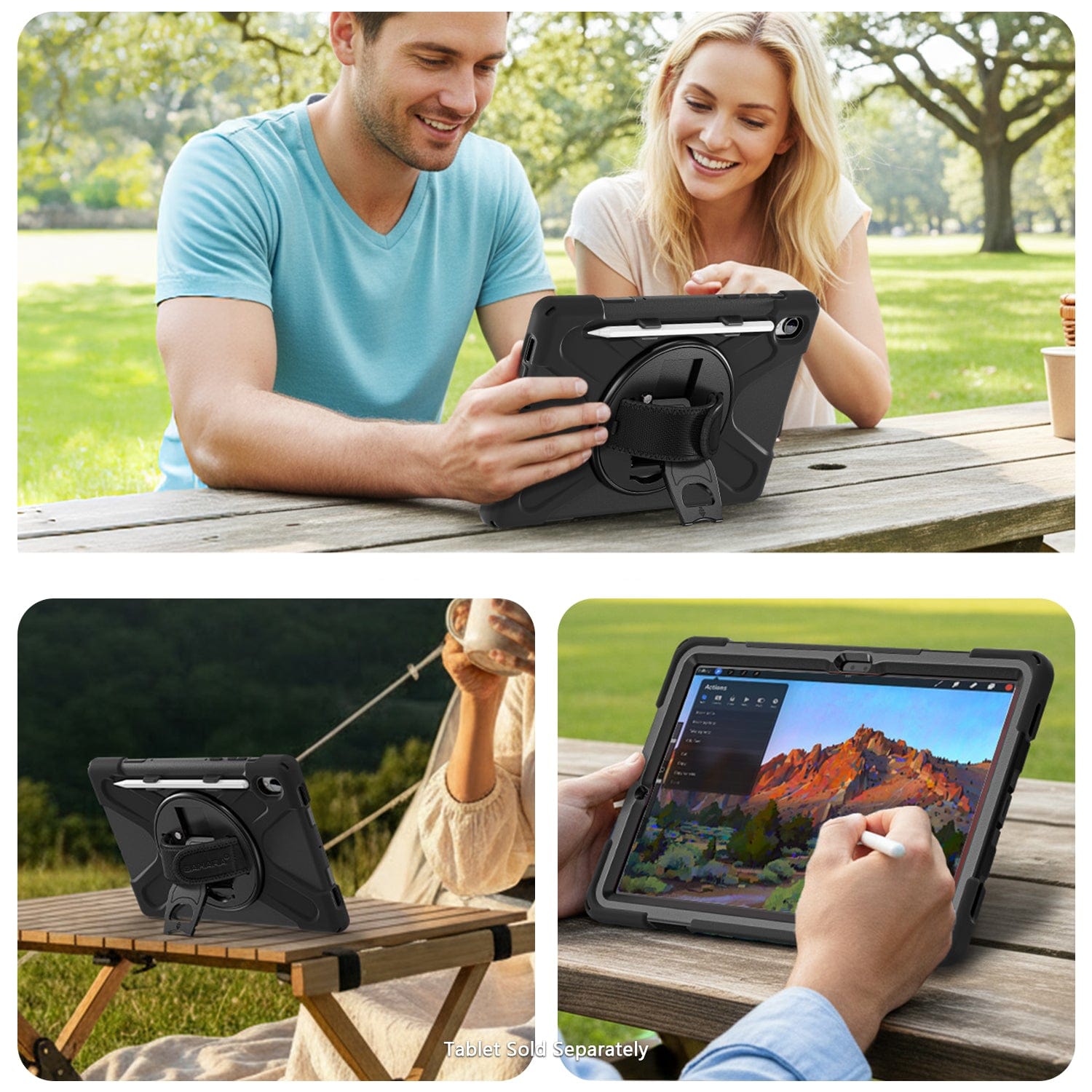 Samsung Galaxy Tab S11 Case - Heavy-Duty with Hand & Shoulder Strap | Raider-X Series